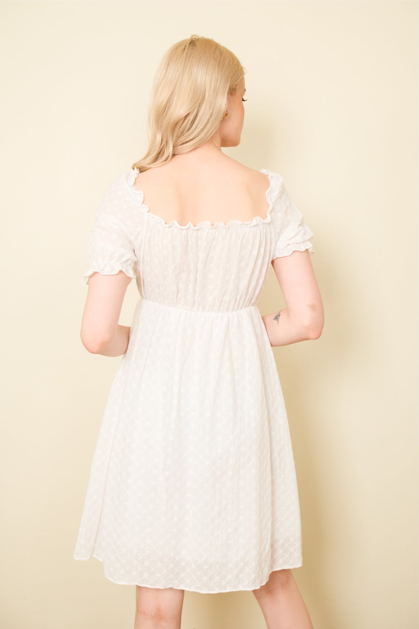 MONICA DRESS IN WHITE