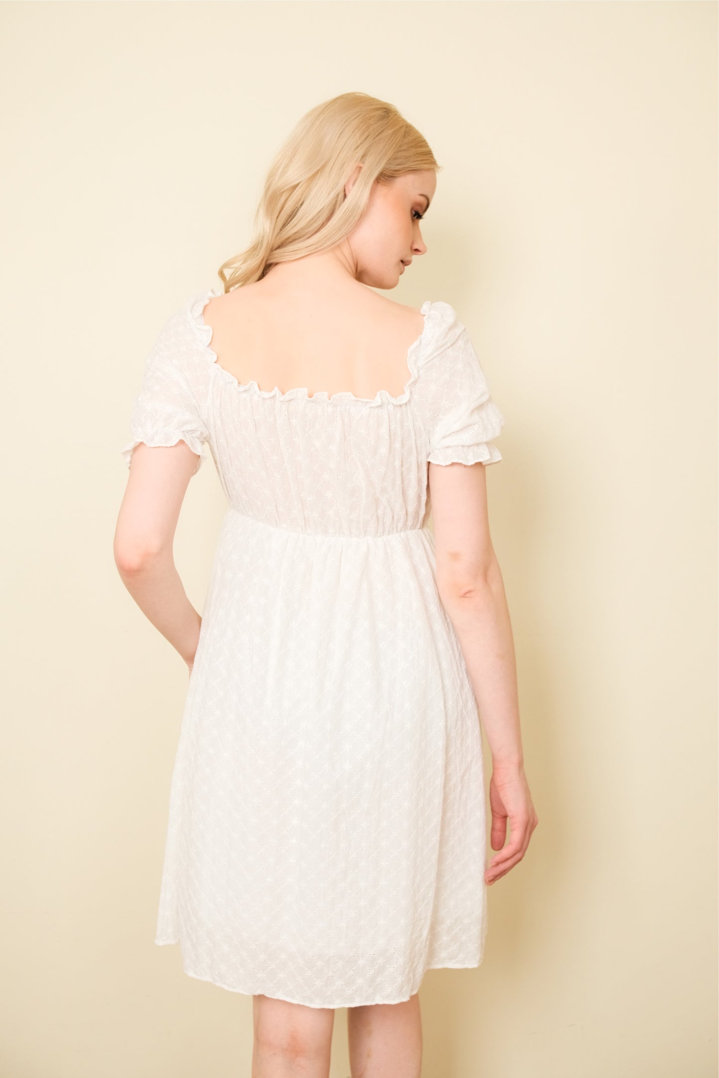MONICA DRESS IN WHITE