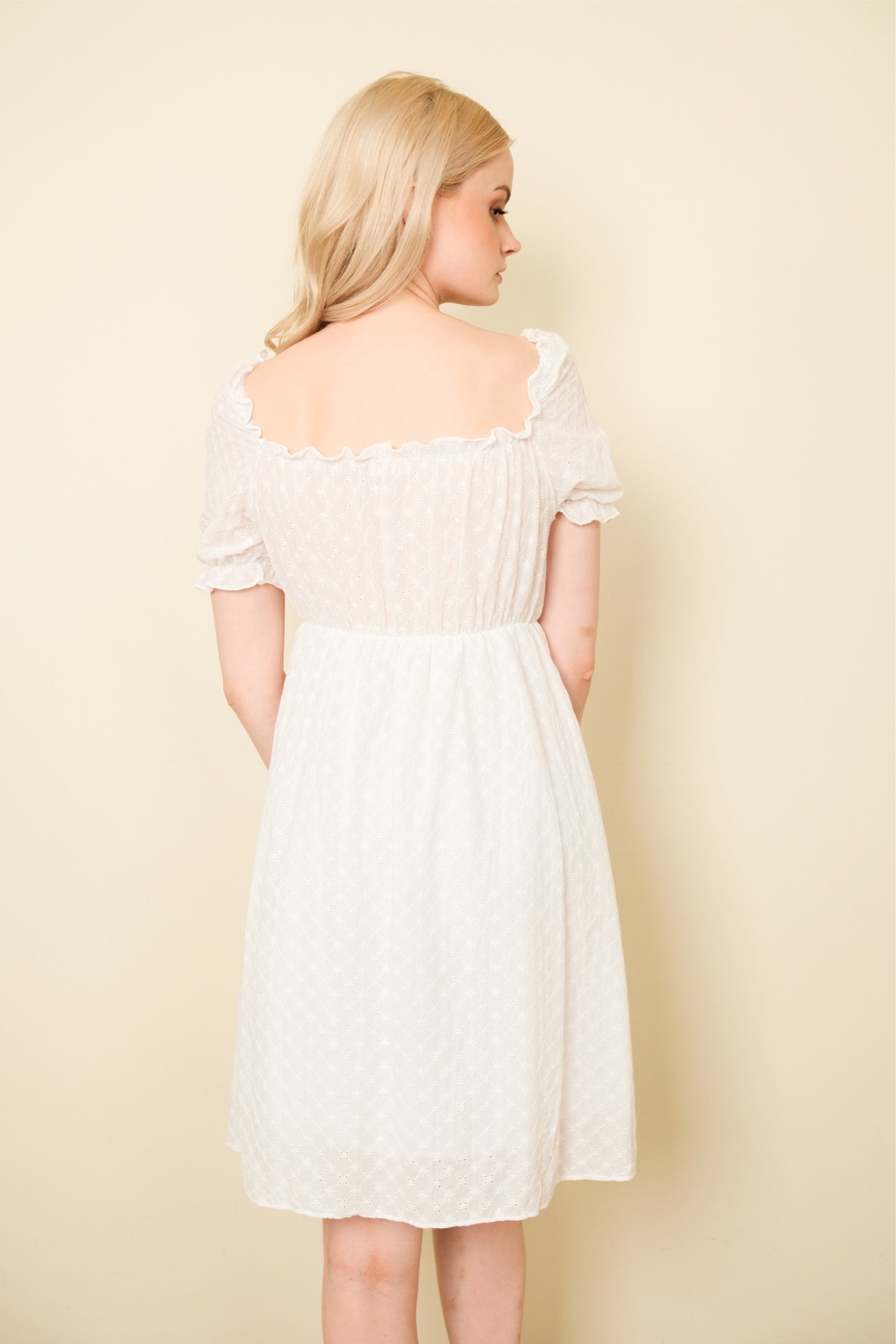 MONICA DRESS IN WHITE