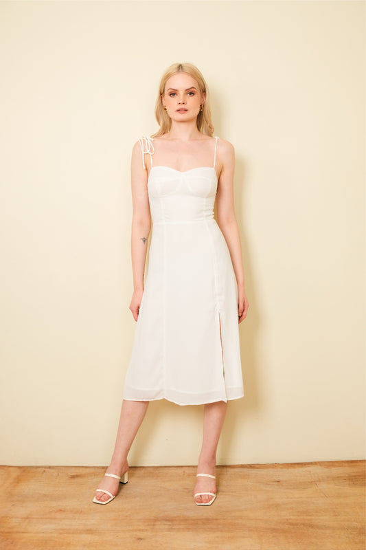 PRISCILLA DRESS IN WHITE