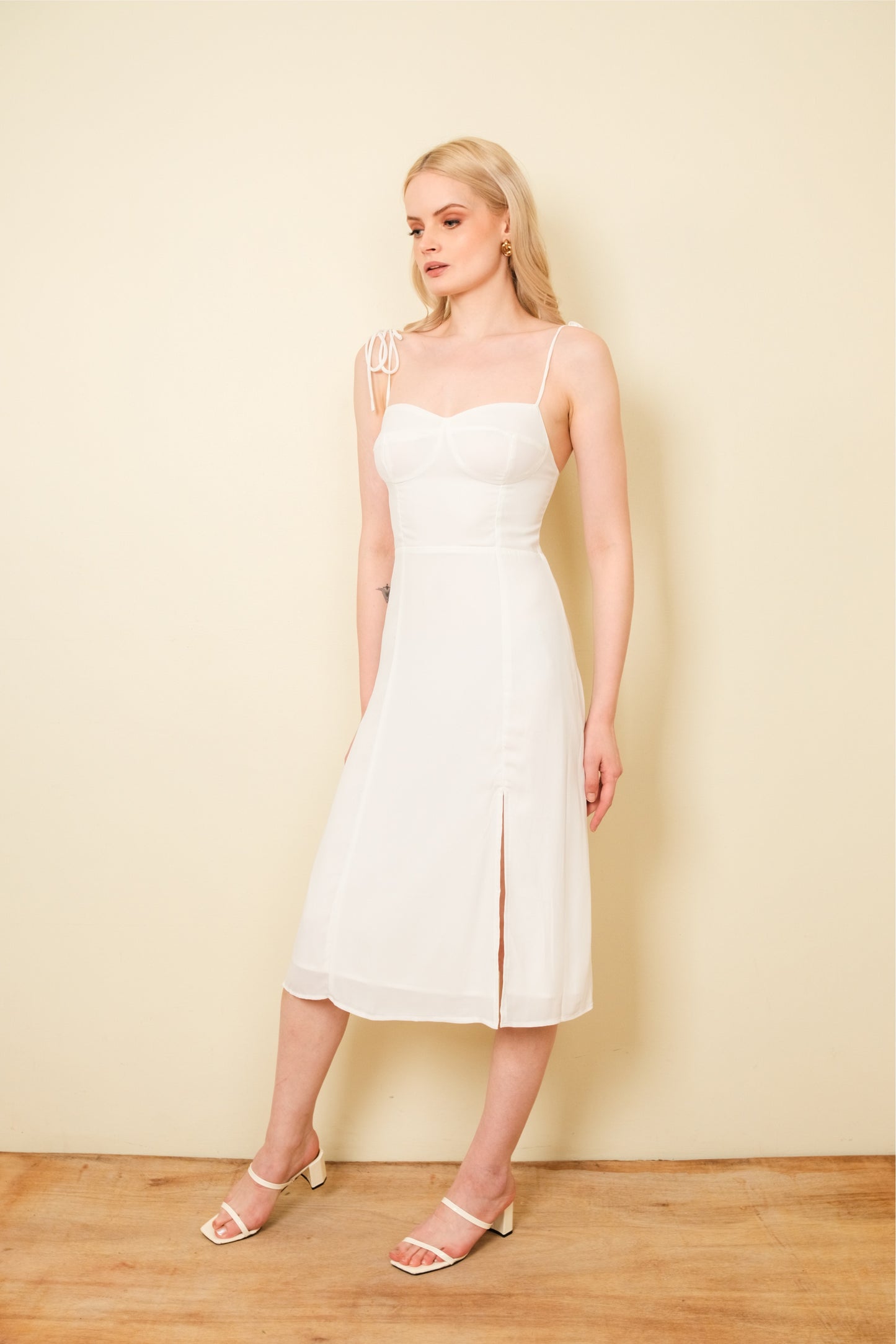 PRISCILLA DRESS IN WHITE