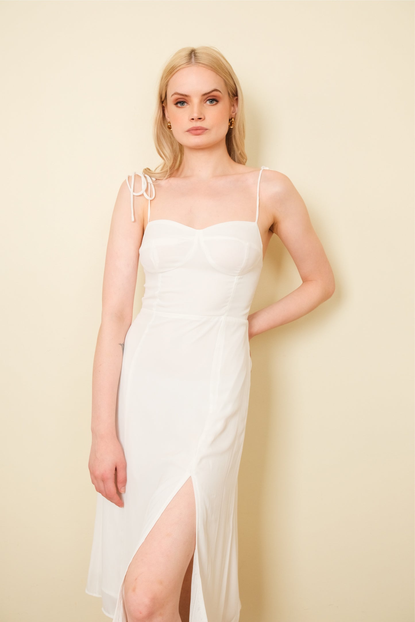 PRISCILLA DRESS IN WHITE