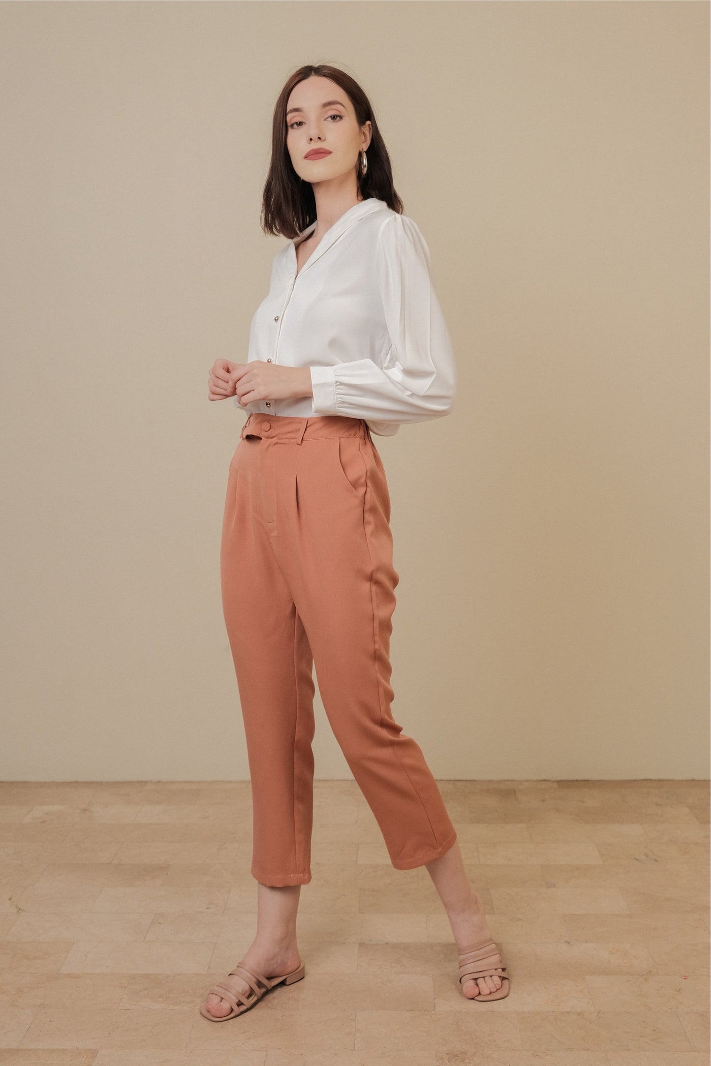 REESE PANTS IN SALMON PINK