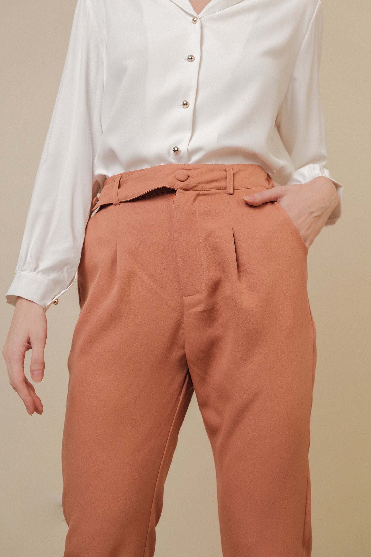 REESE PANTS IN SALMON PINK