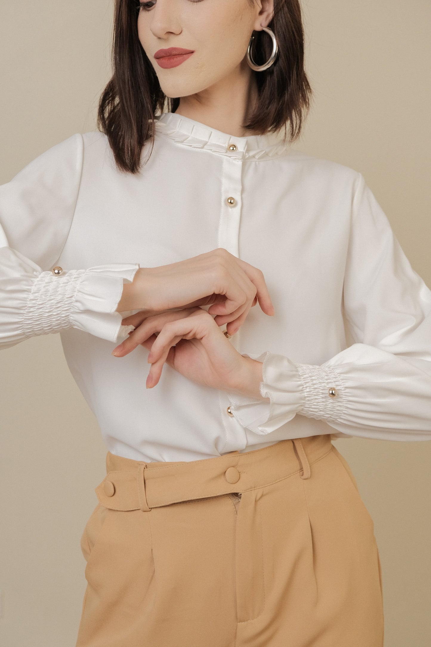 REESE PANTS IN CAMEL BROWN