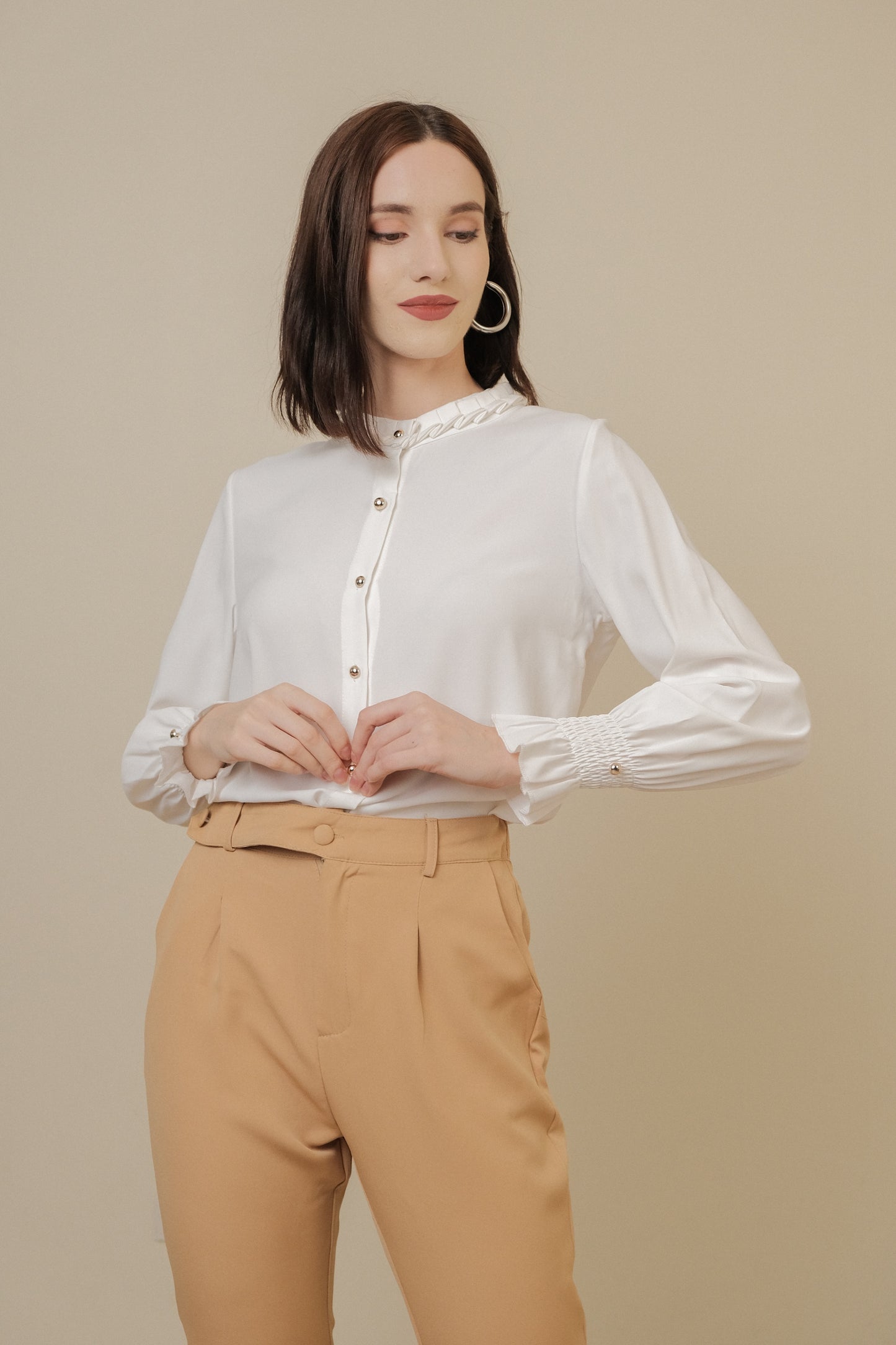 REESE PANTS IN CAMEL BROWN