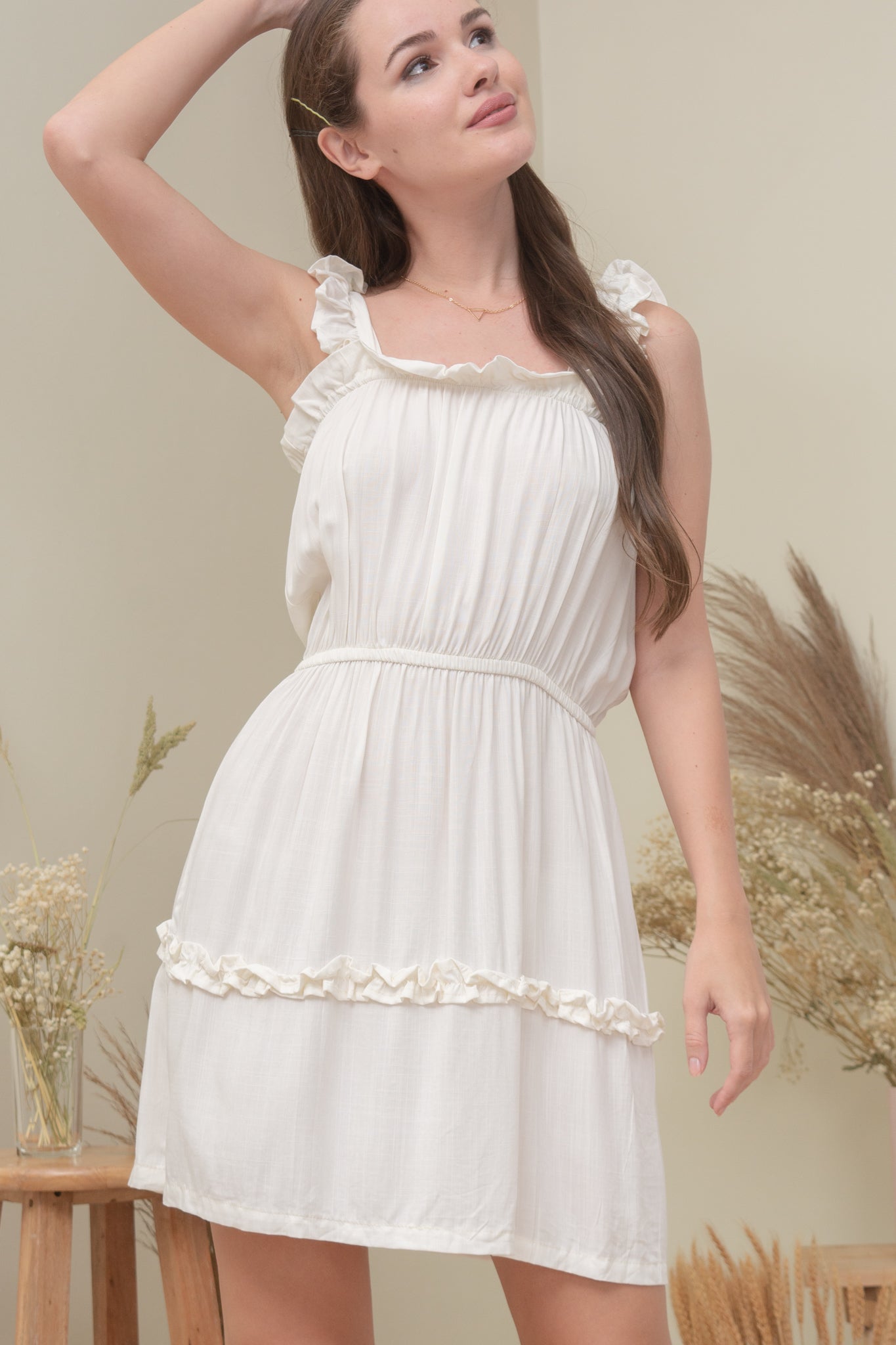 AGNES DRESS IN WHITE