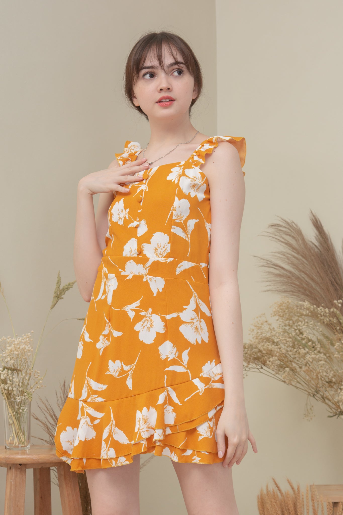 ADDISON DRESS IN DAISY