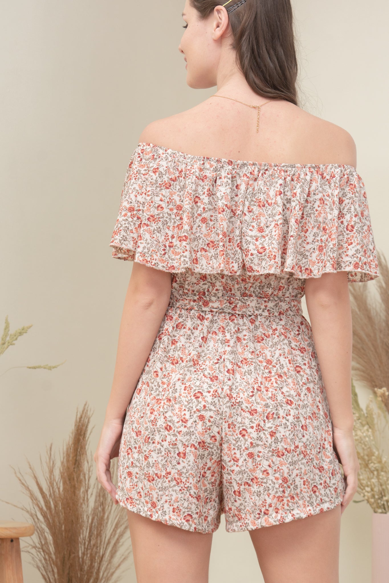 SADIE ROMPER IN PINK FLORAL