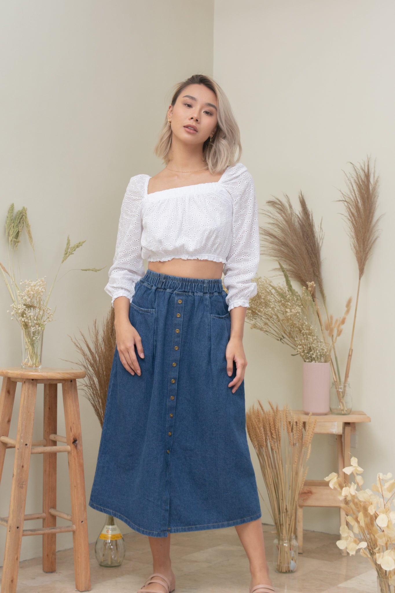 COLEEN TOP IN WHITE