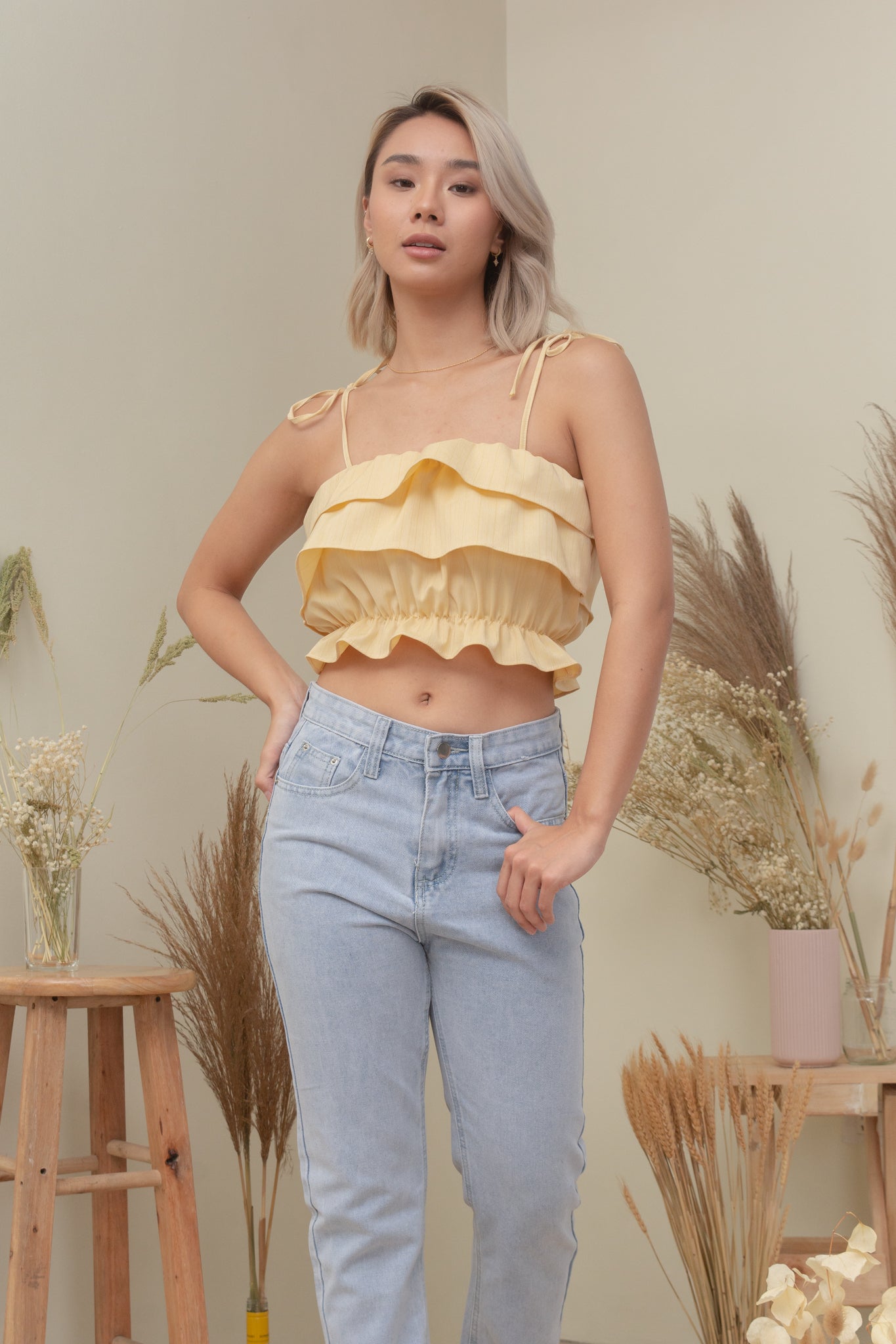 LUELLA TOP IN COOL YELLOW