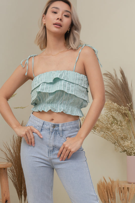 LUELLA TOP IN TEAL