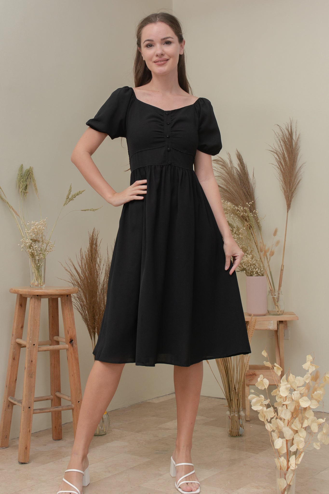 HAILEY DRESS IN BLACK