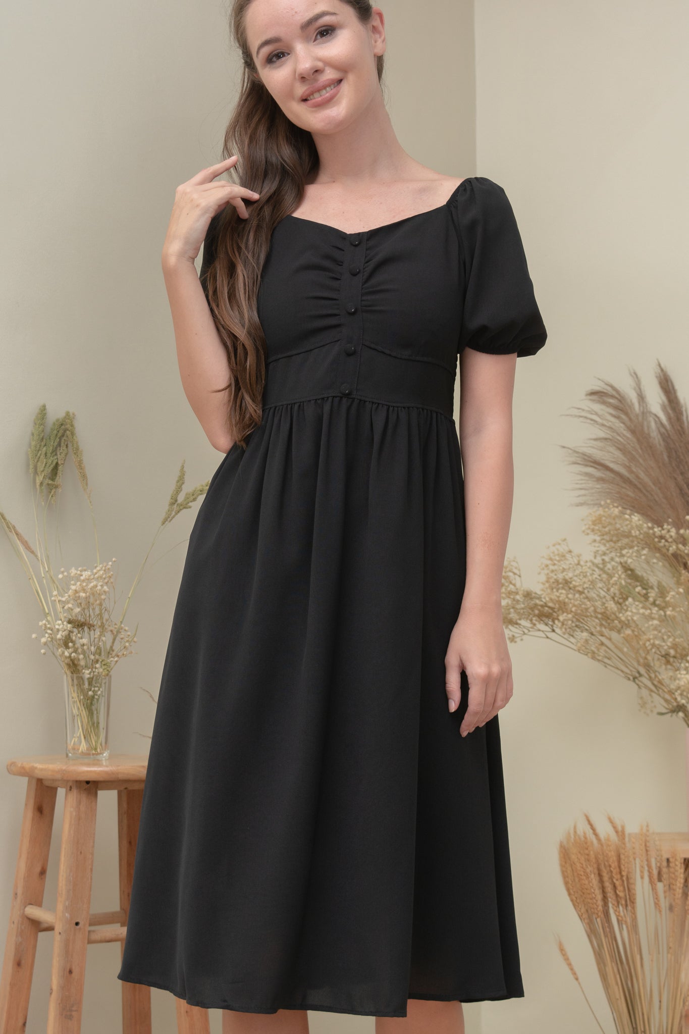 HAILEY DRESS IN BLACK