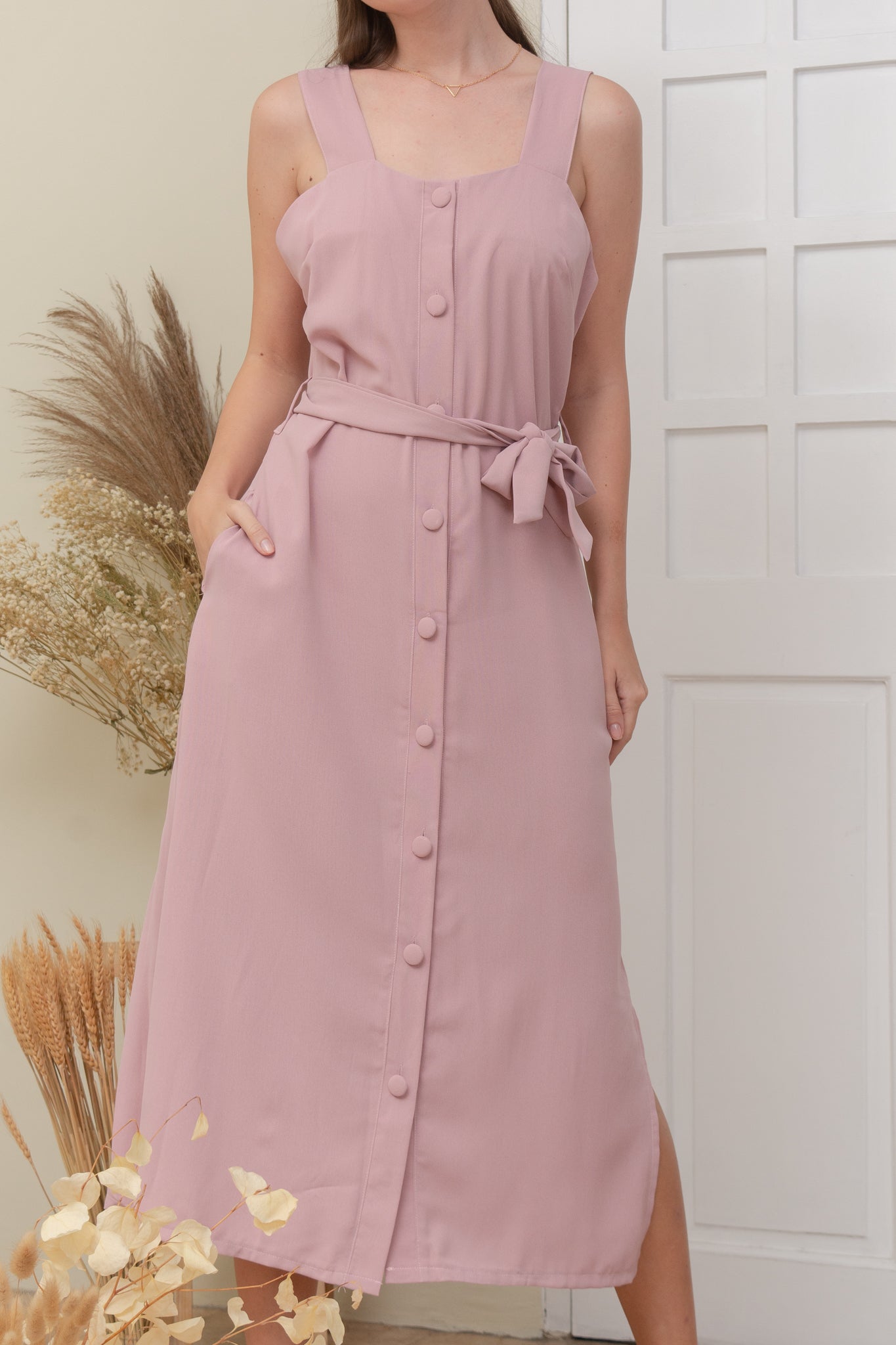 CORA DRESS IN PINK