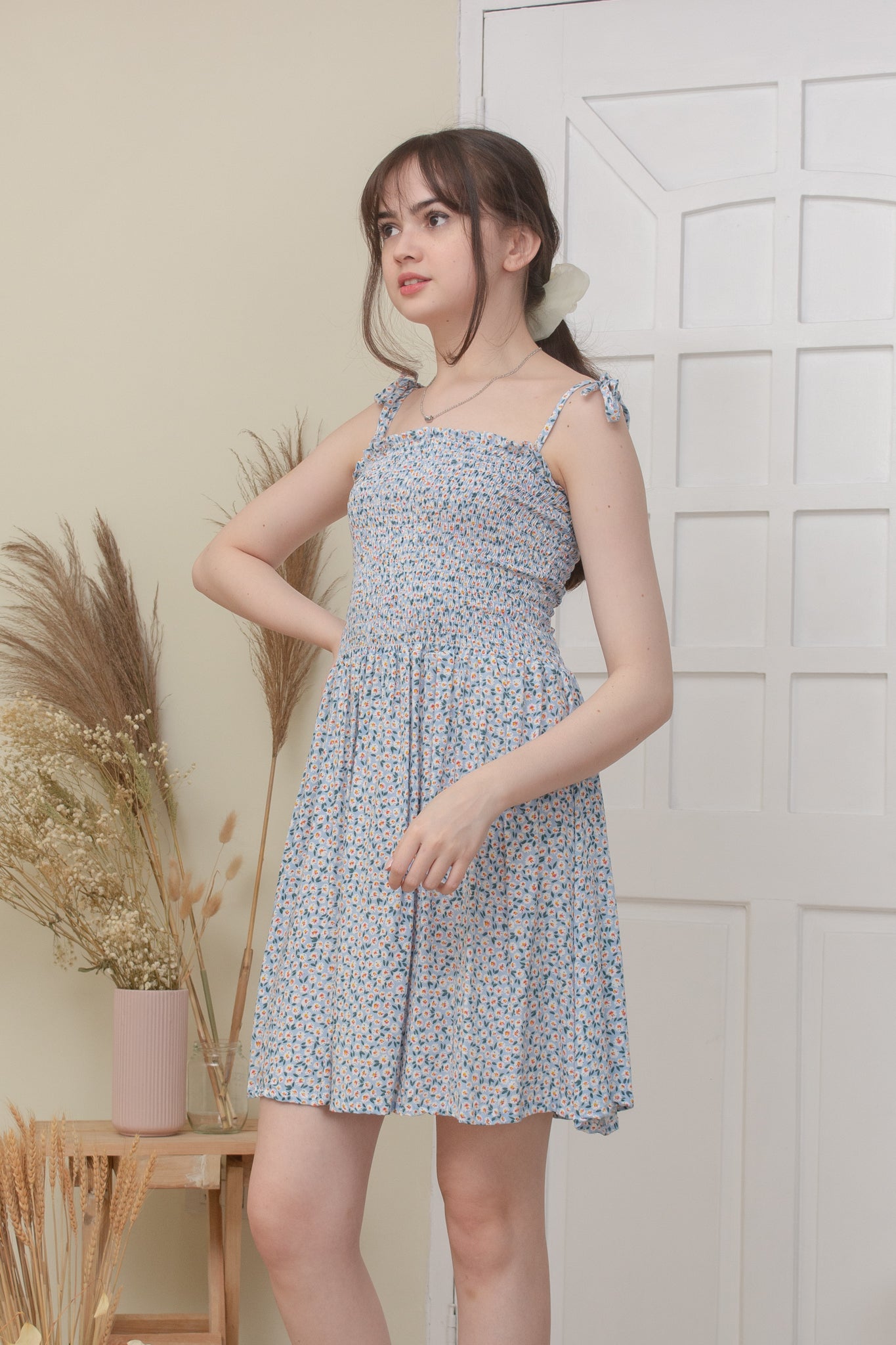GISELLE DRESS IN LIGHT BLUE