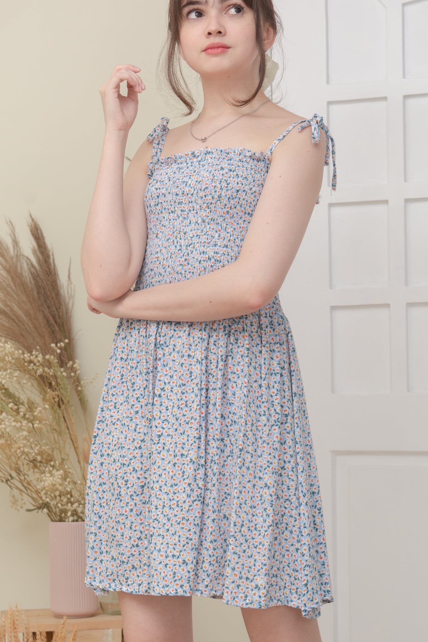 GISELLE DRESS IN LIGHT BLUE