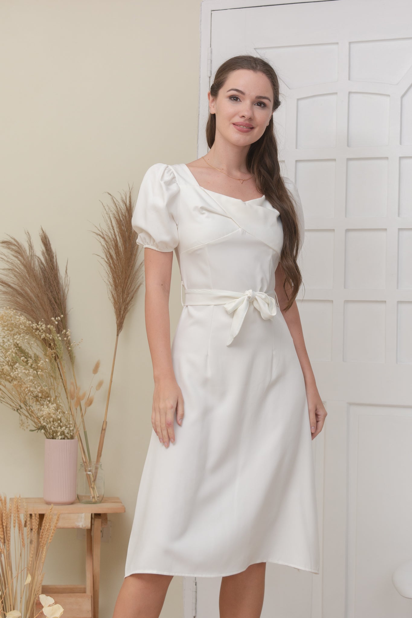 BLAKE DRESS IN WHITE