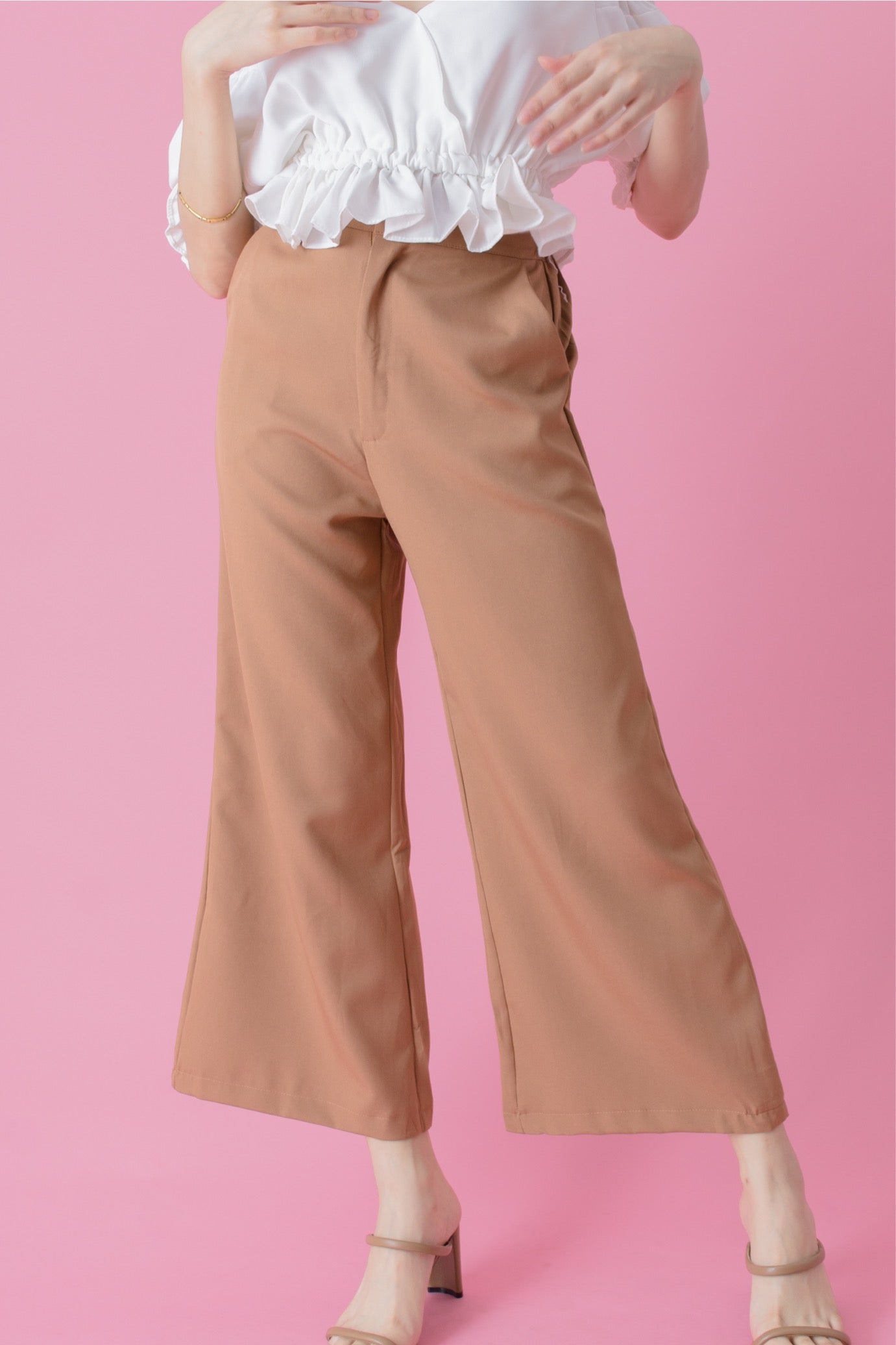 SUNNY PANTS IN TAWNY BROWN