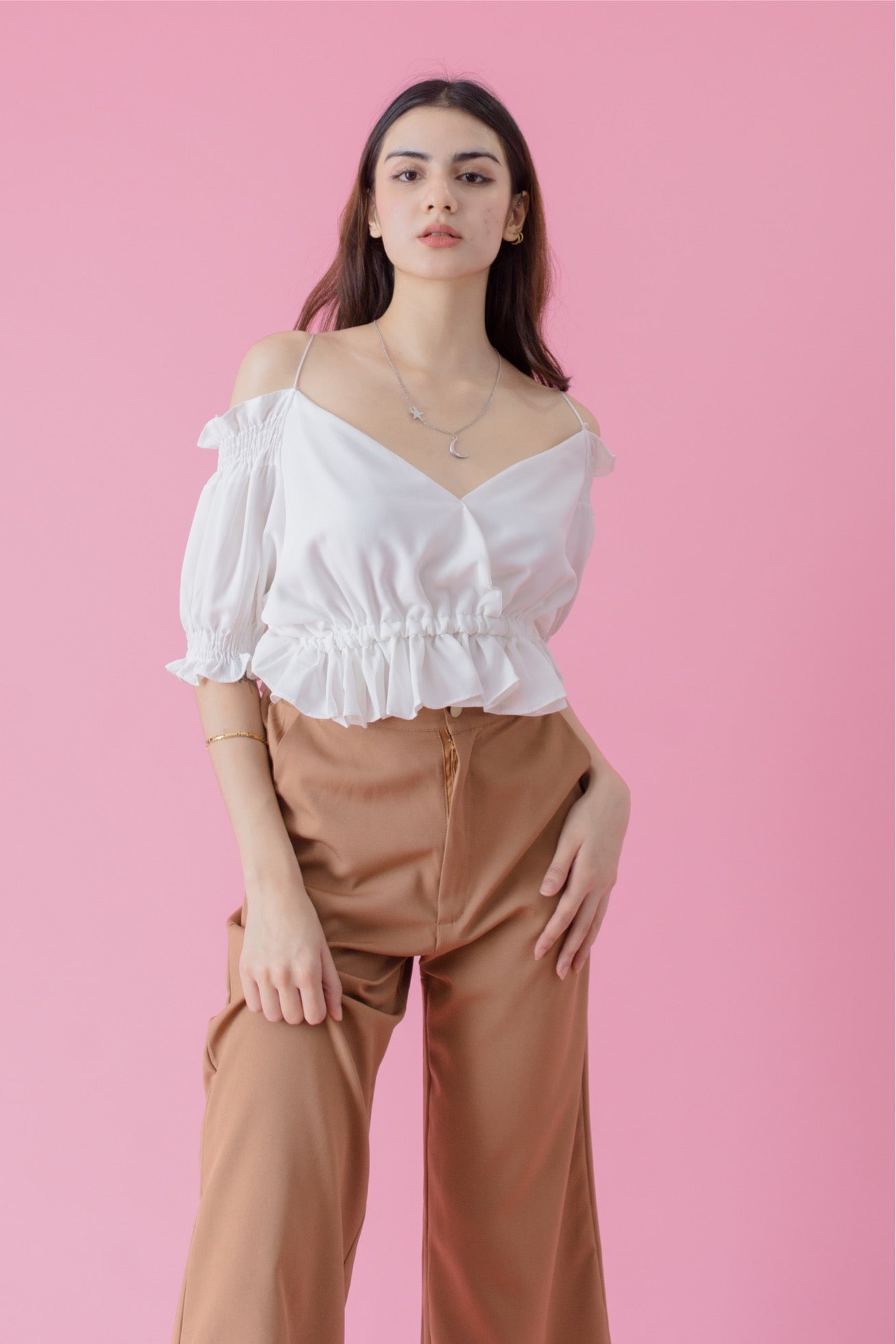 SUNNY PANTS IN TAWNY BROWN