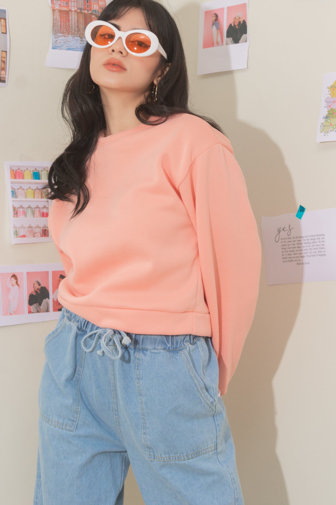 LARRY ALMOST CROPPED SWEATER