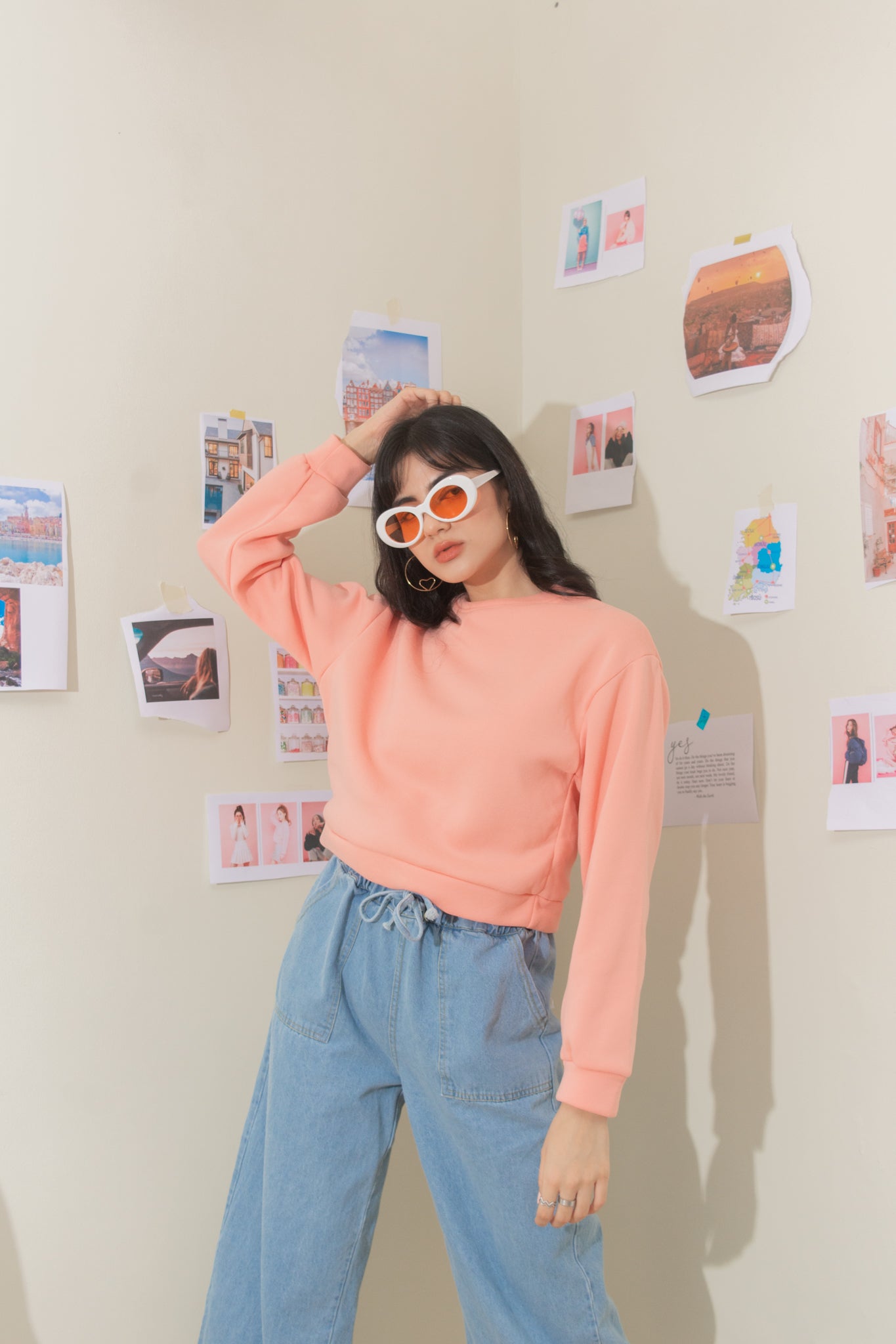LARRY ALMOST CROPPED SWEATER