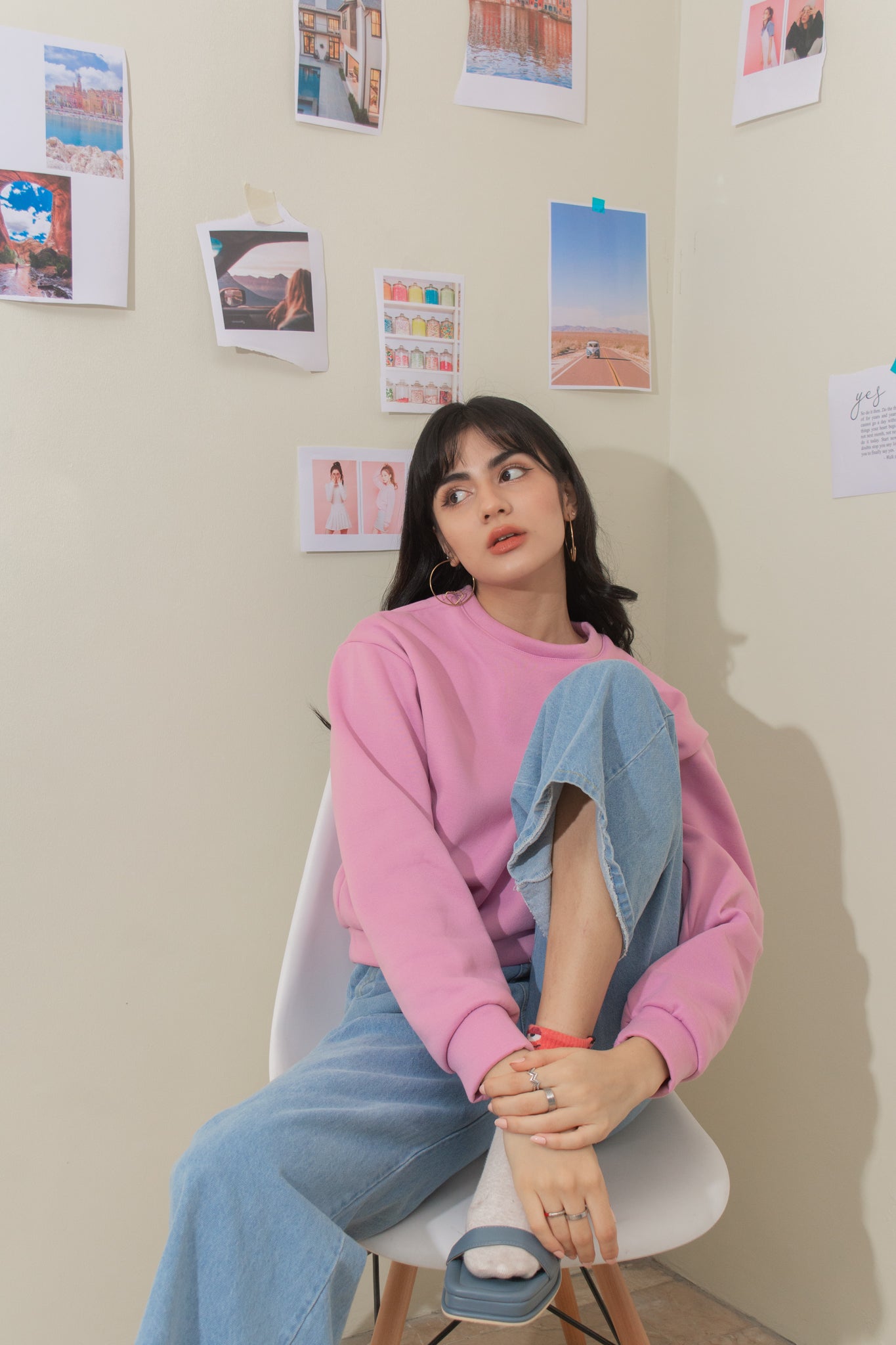 LARRY ALMOST CROPPED SWEATER