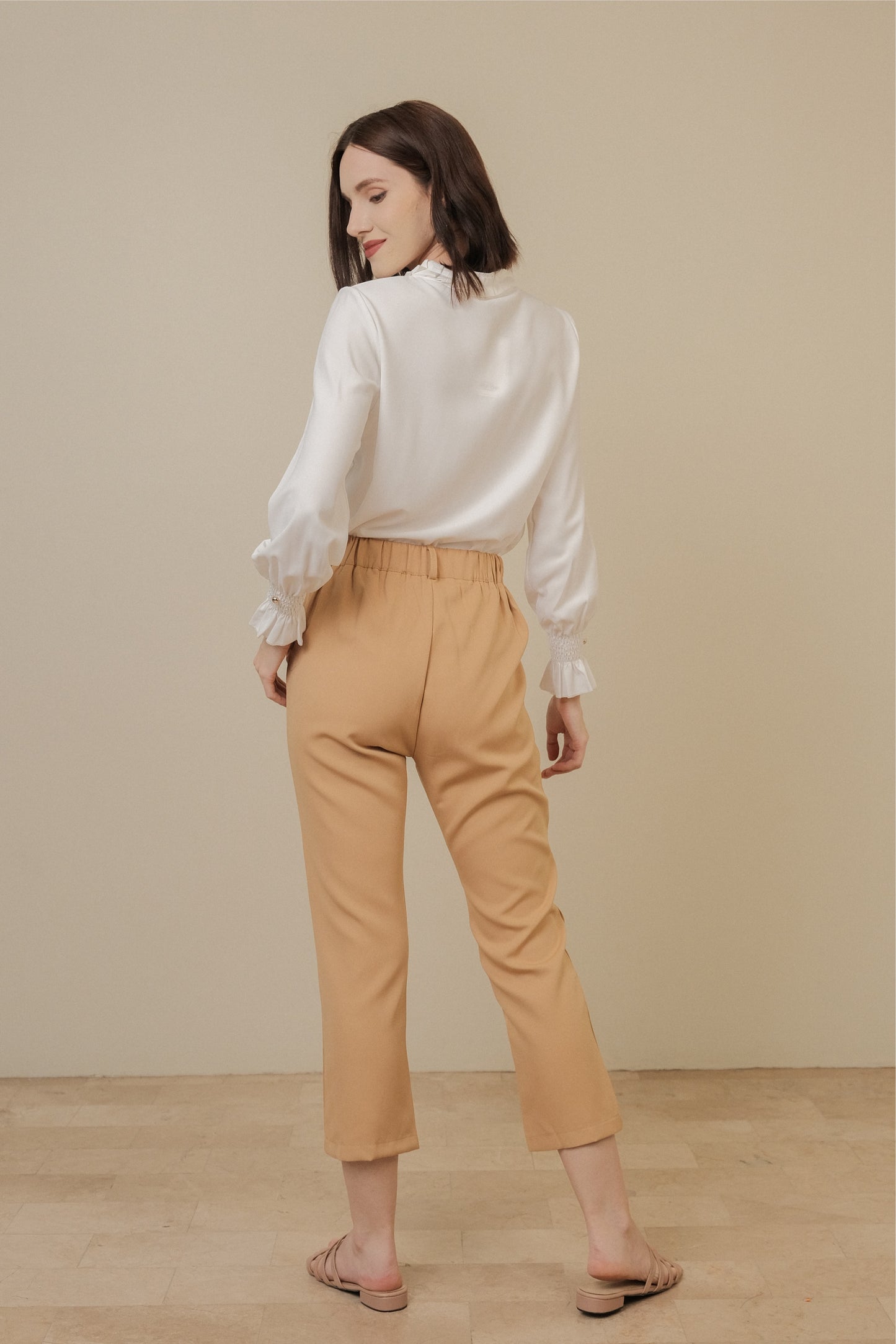 REESE PANTS IN CAMEL BROWN