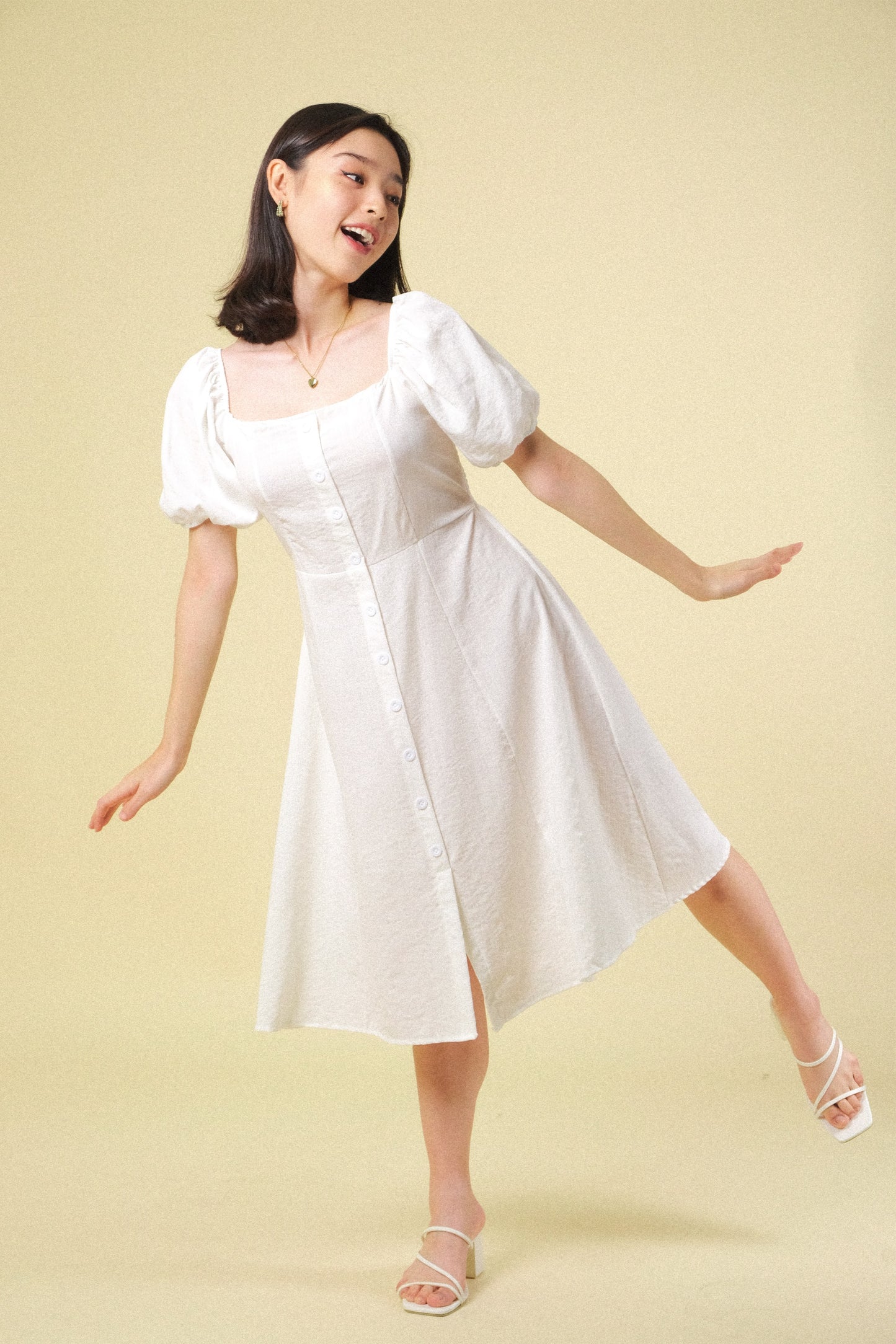 FRANCESCA DRESS IN WHITE