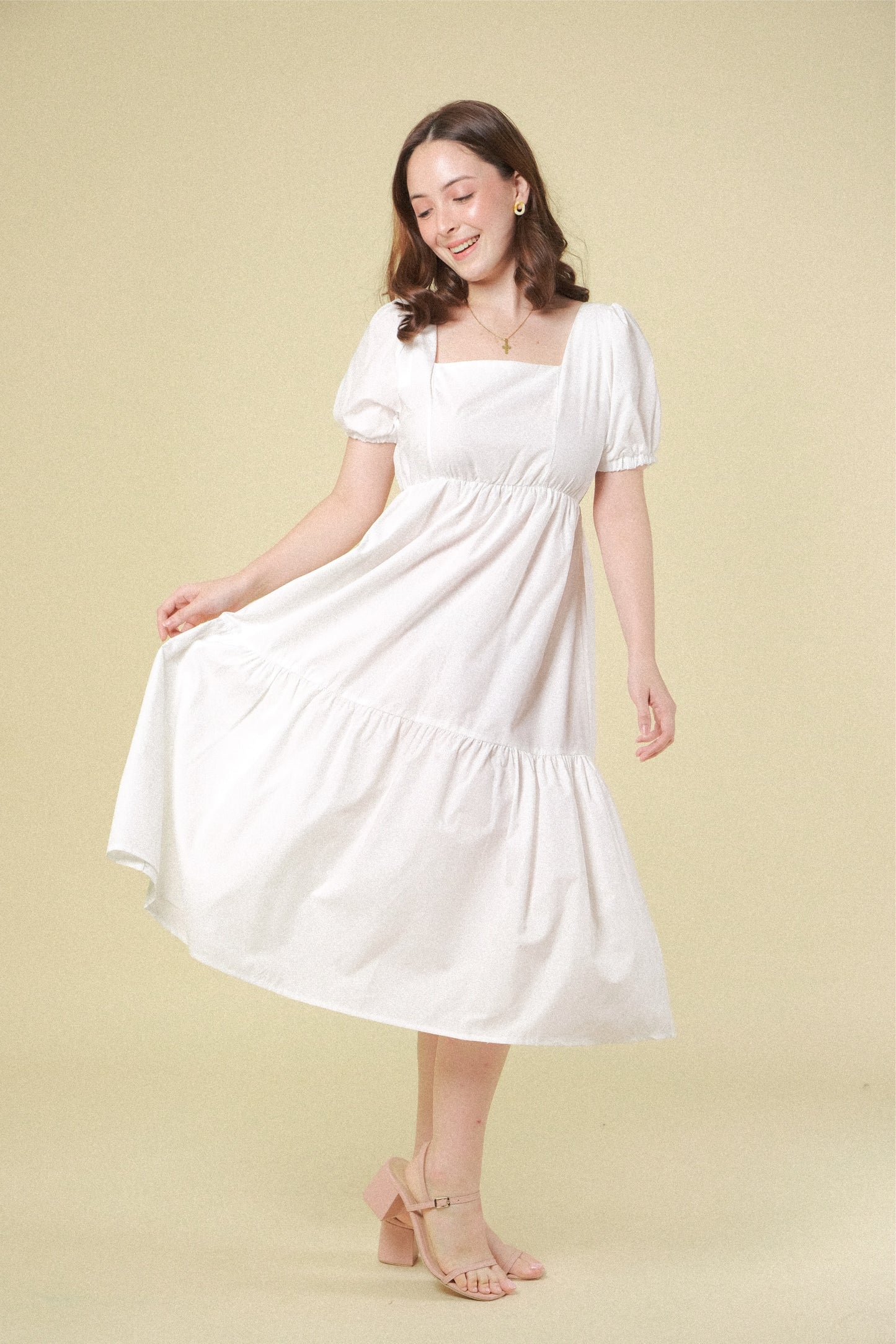 LUCILLE DRESS IN WHITE