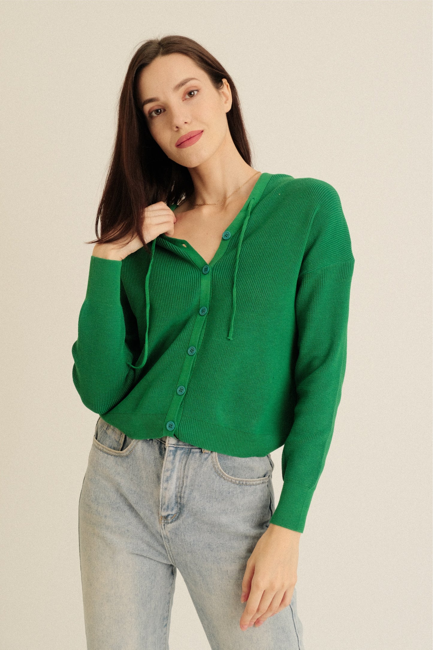 HANS SWEATER IN GREEN