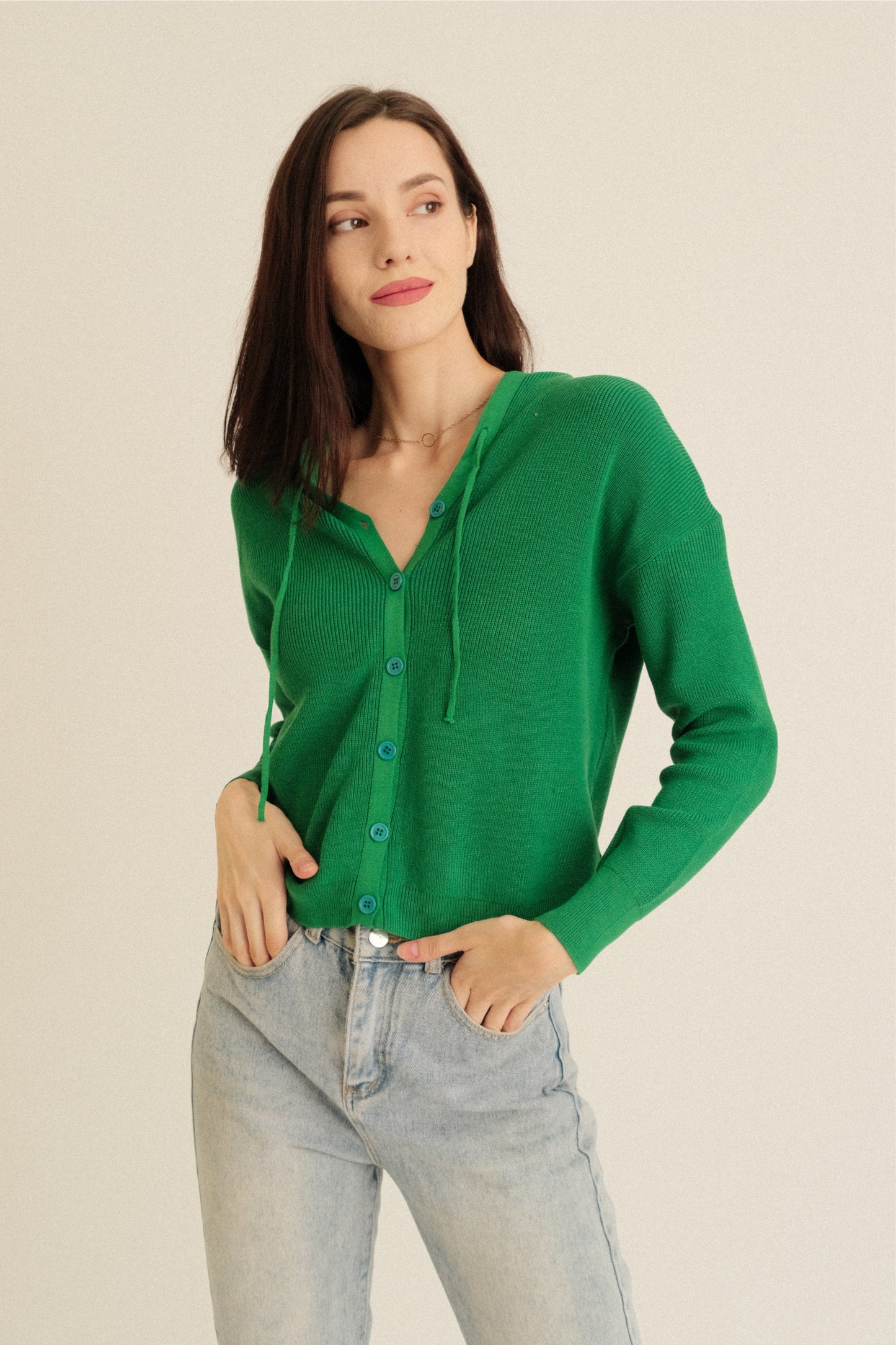 HANS SWEATER IN GREEN