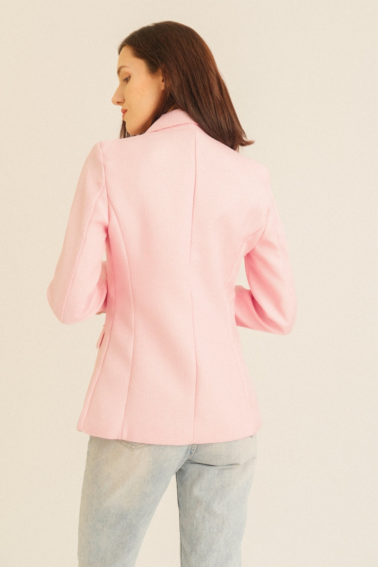 ARCHIE BLAZER IN LIGHT PINK