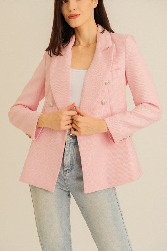 ARCHIE BLAZER IN LIGHT PINK