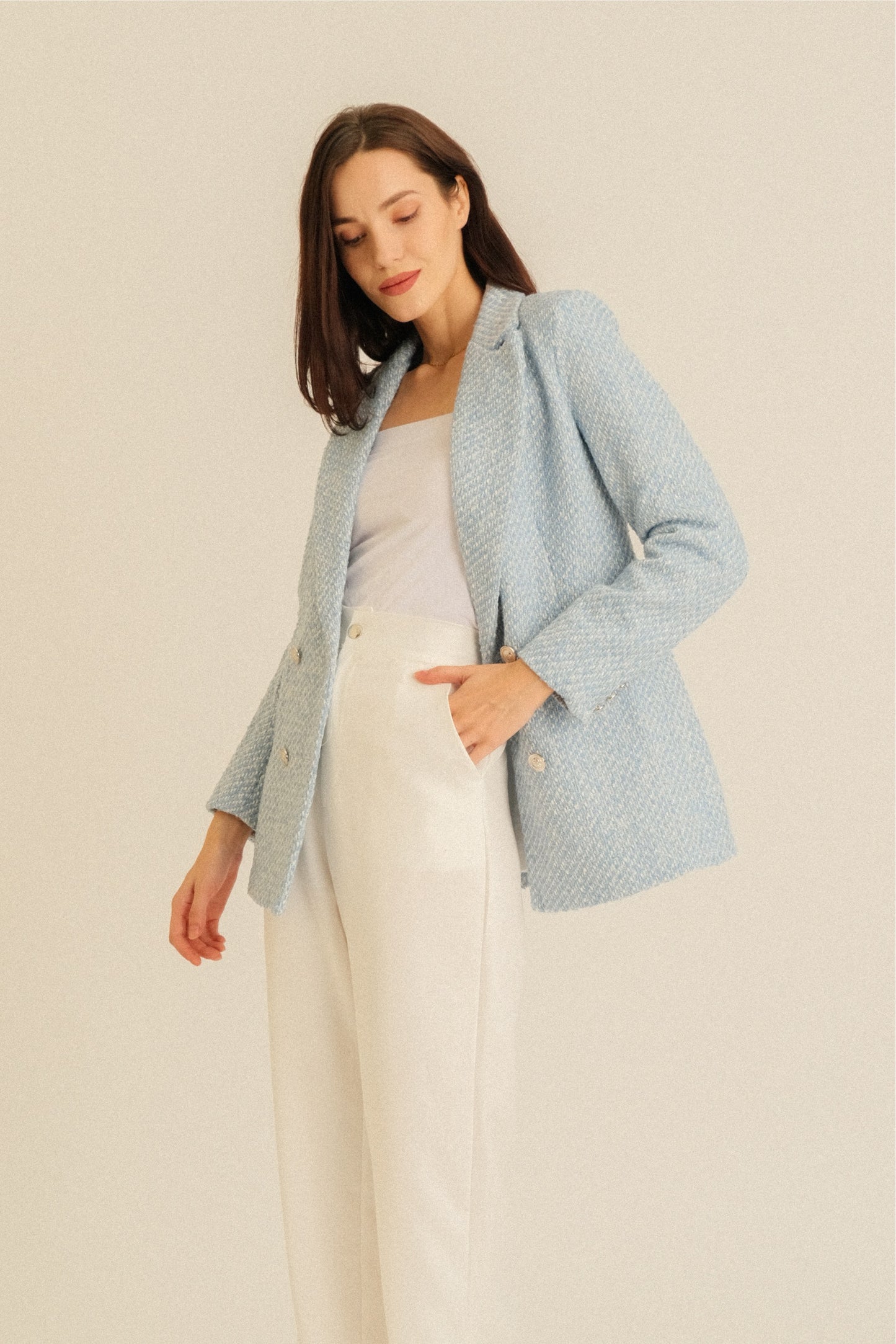 MELODY BLAZER IN BLUE