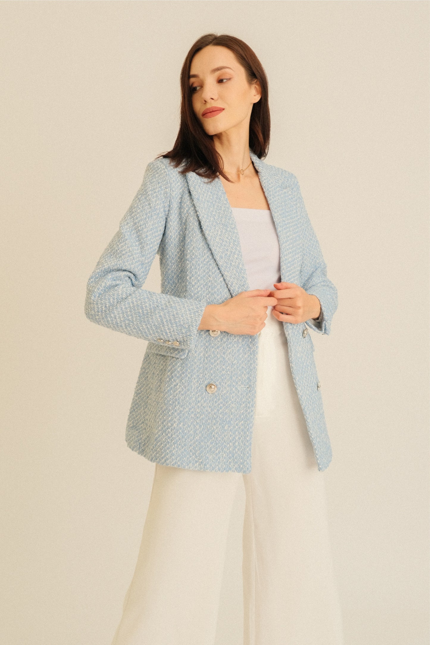 MELODY BLAZER IN BLUE