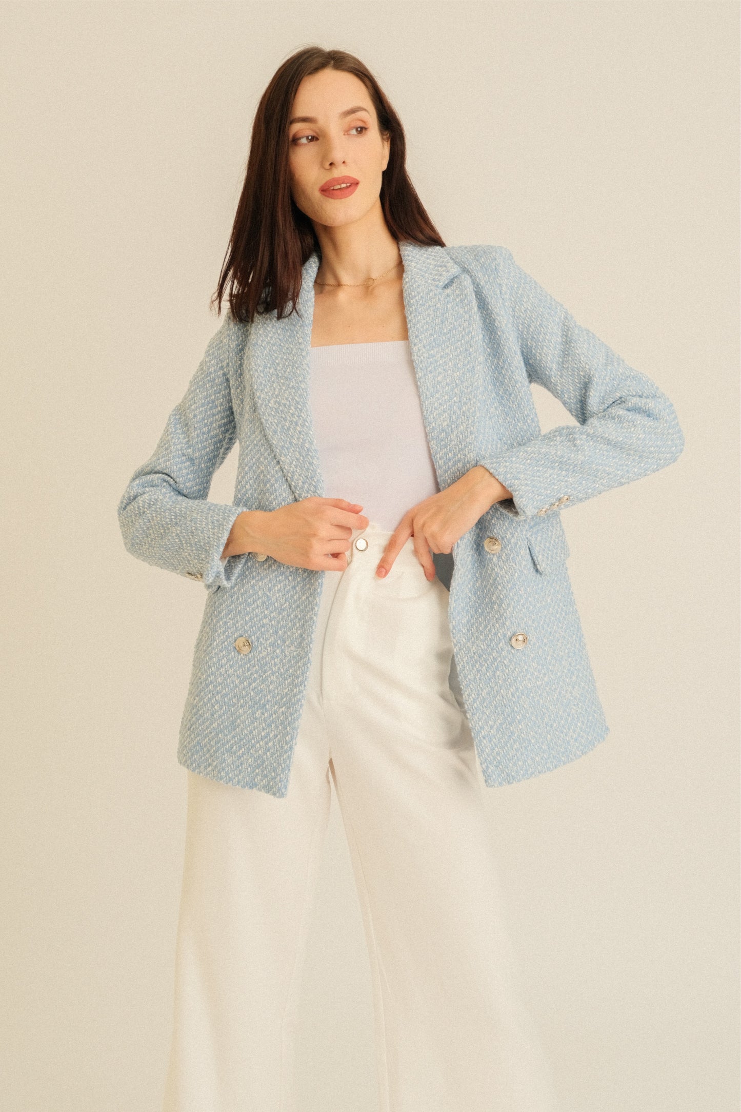 MELODY BLAZER IN BLUE