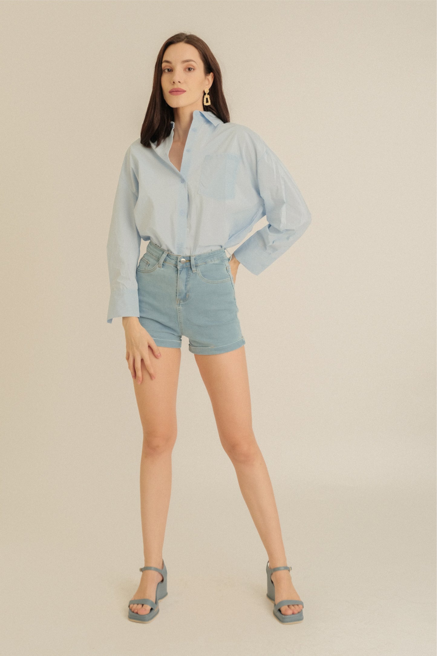 WILLOW TOP IN LIGHT BLUE