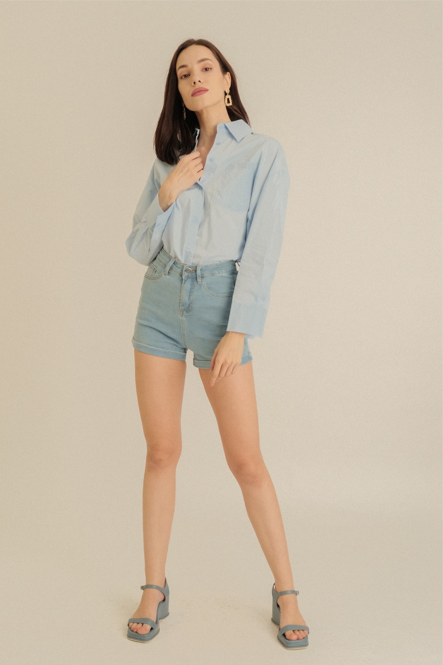 WILLOW TOP IN LIGHT BLUE