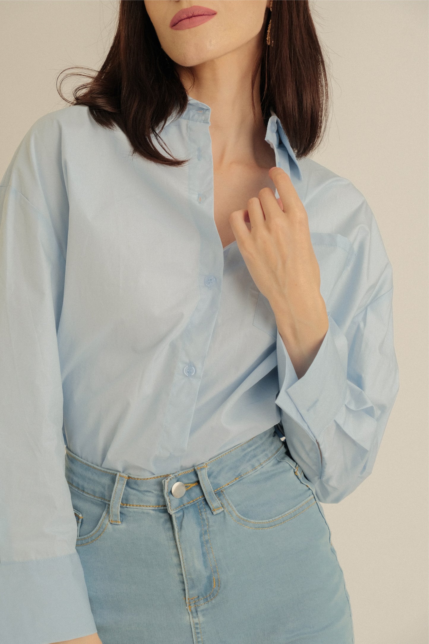 WILLOW TOP IN LIGHT BLUE