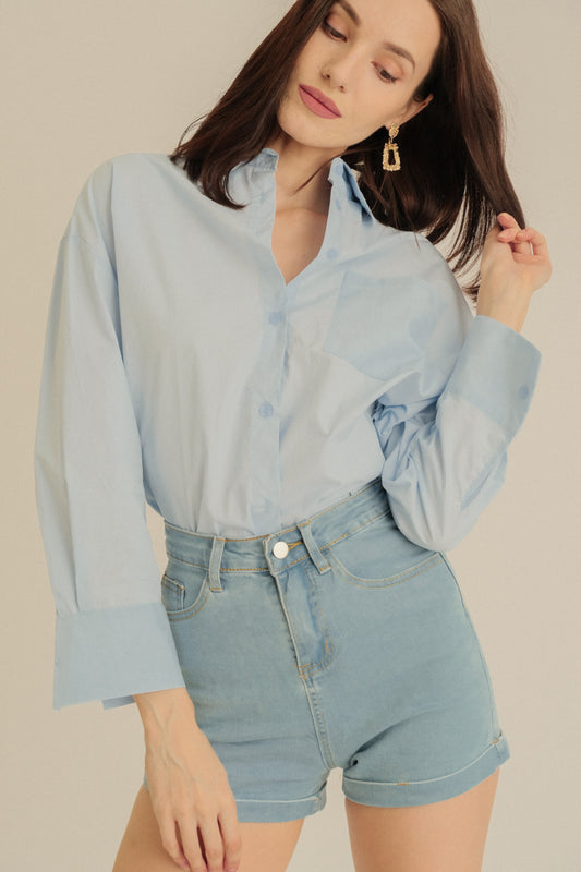 WILLOW TOP IN LIGHT BLUE