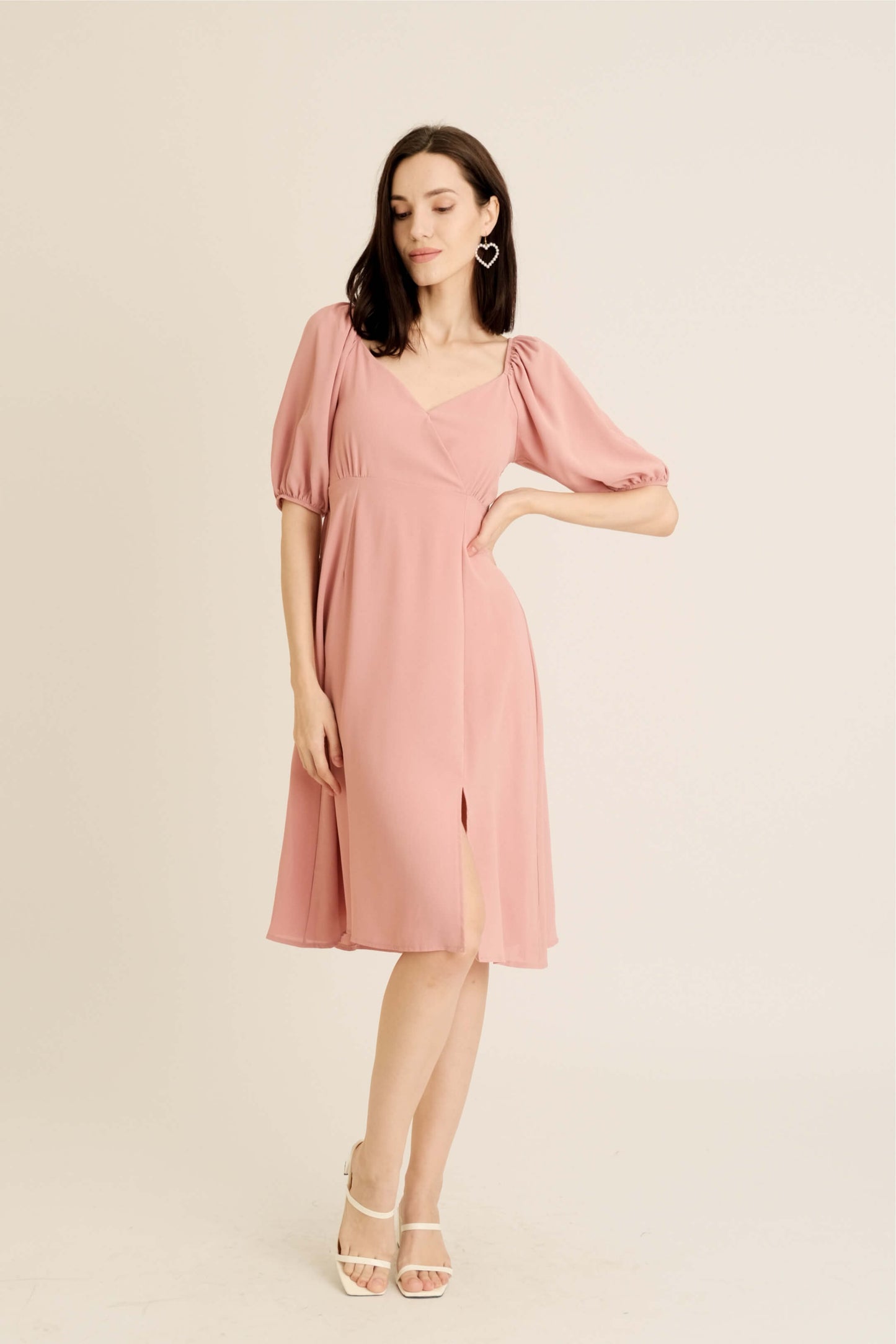COLLINS DRESS IN ROSEPINK
