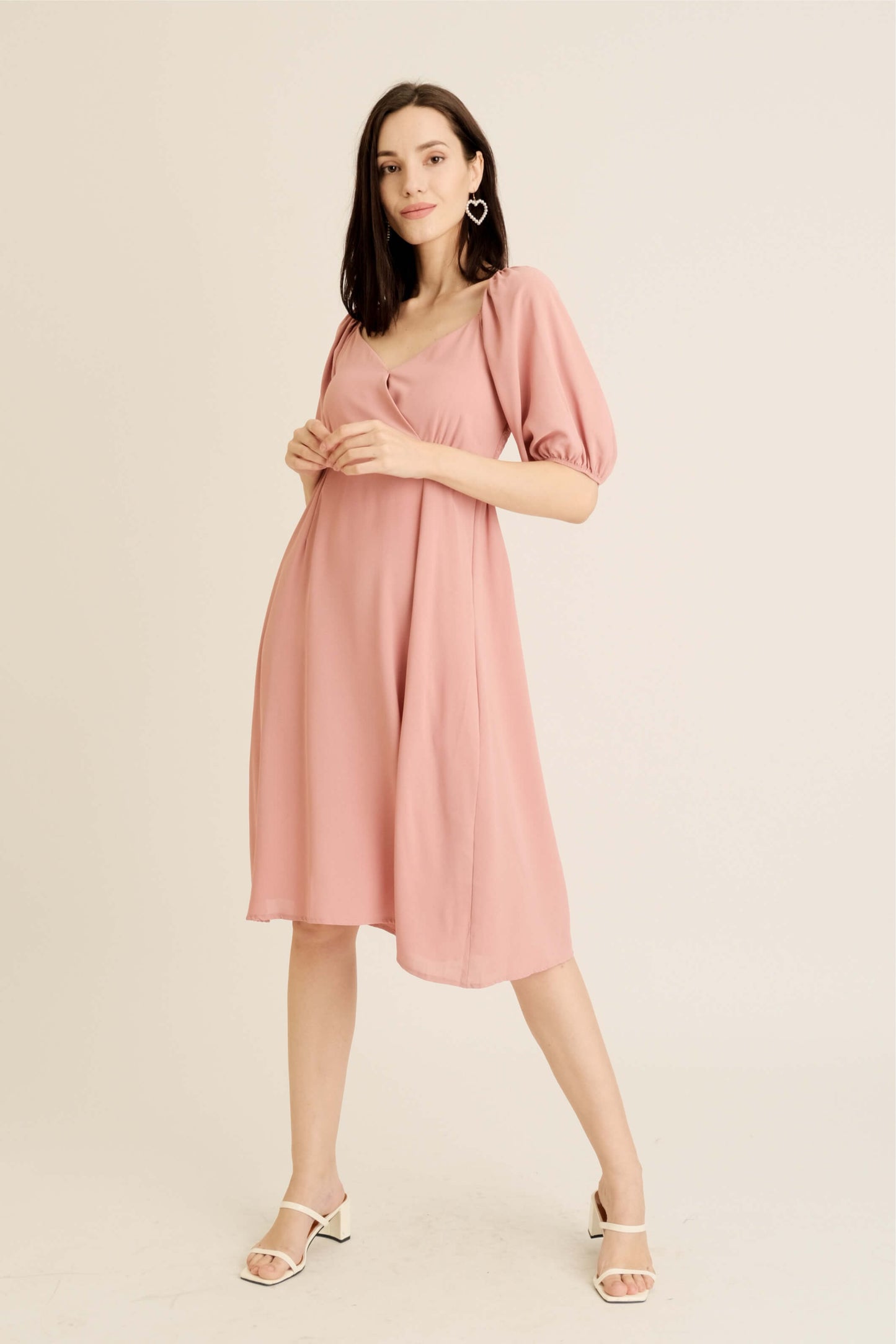 COLLINS DRESS IN ROSEPINK