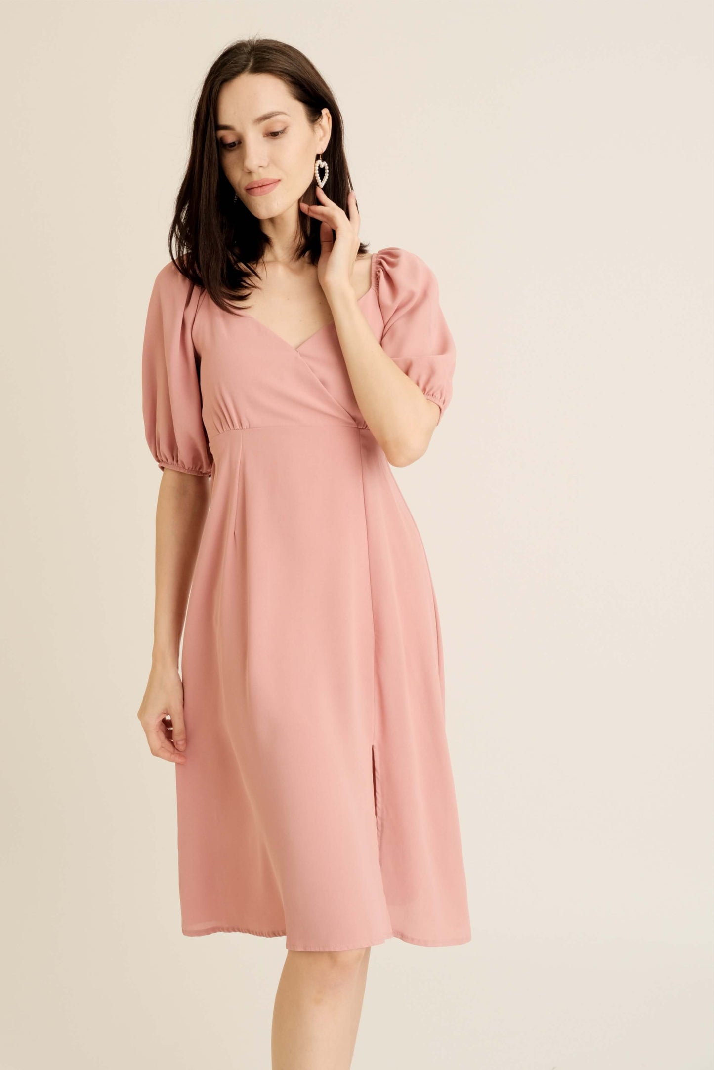 COLLINS DRESS IN ROSEPINK