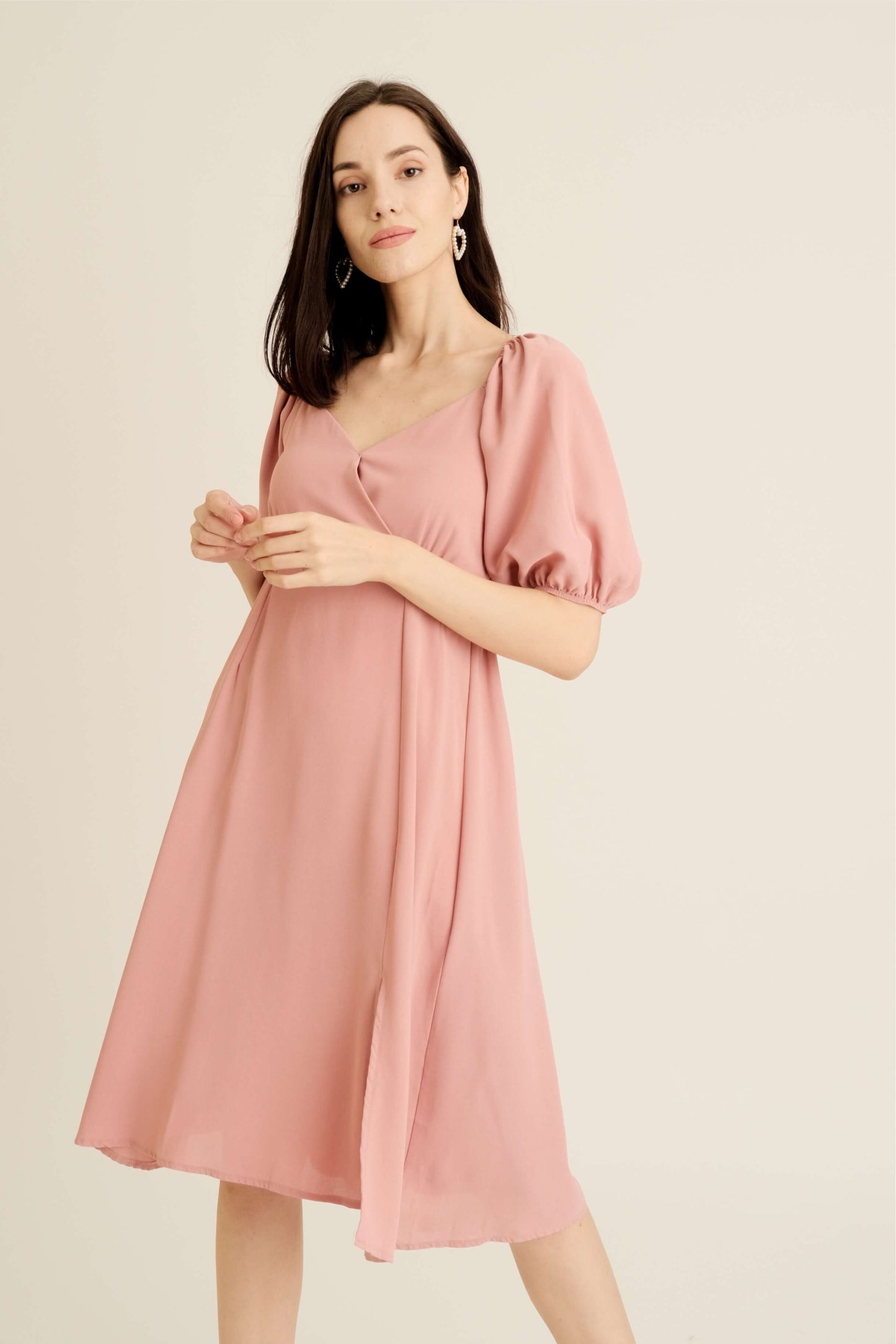 COLLINS DRESS IN ROSEPINK