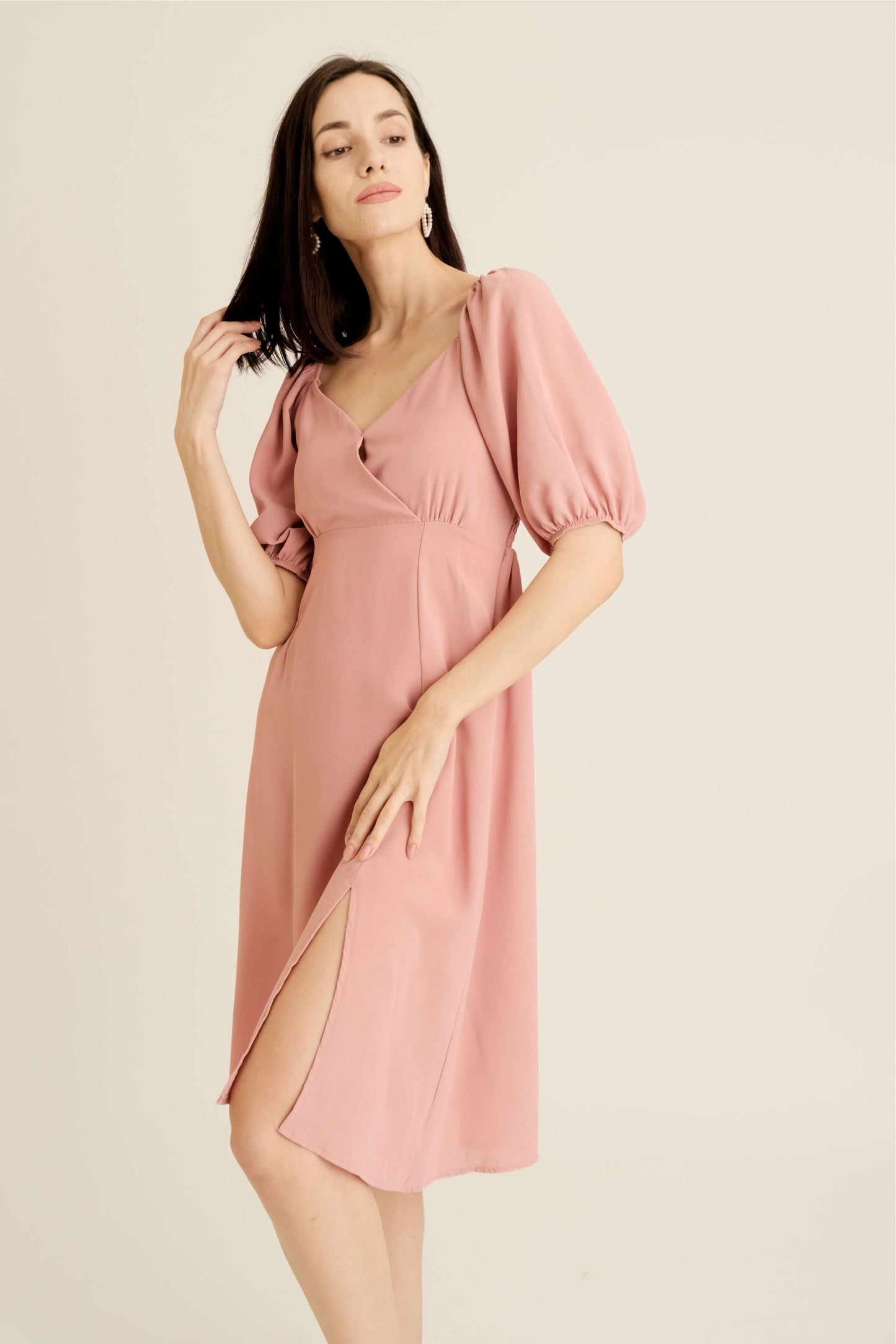 COLLINS DRESS IN ROSEPINK