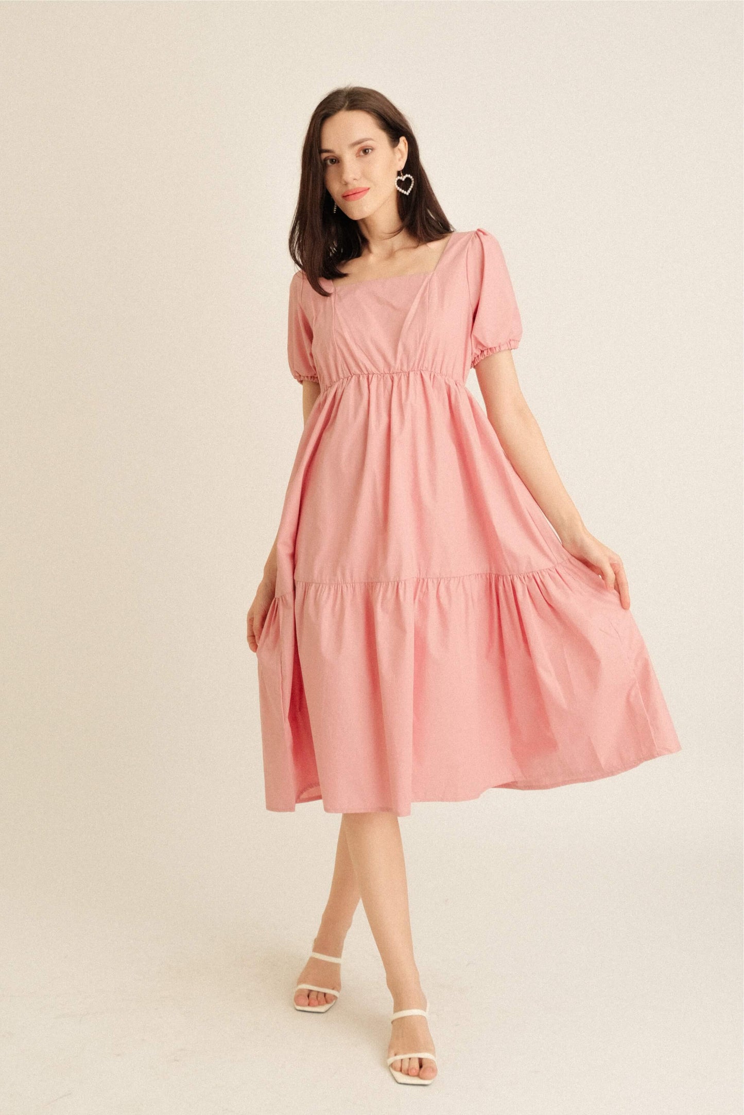 LUCILLE DRESS IN SOFT BERRY