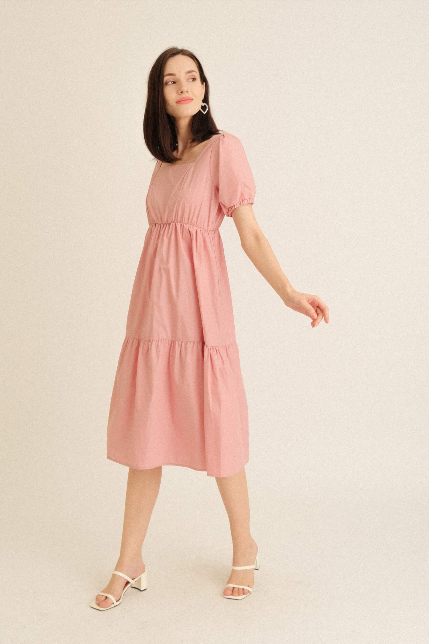 LUCILLE DRESS IN SOFT BERRY