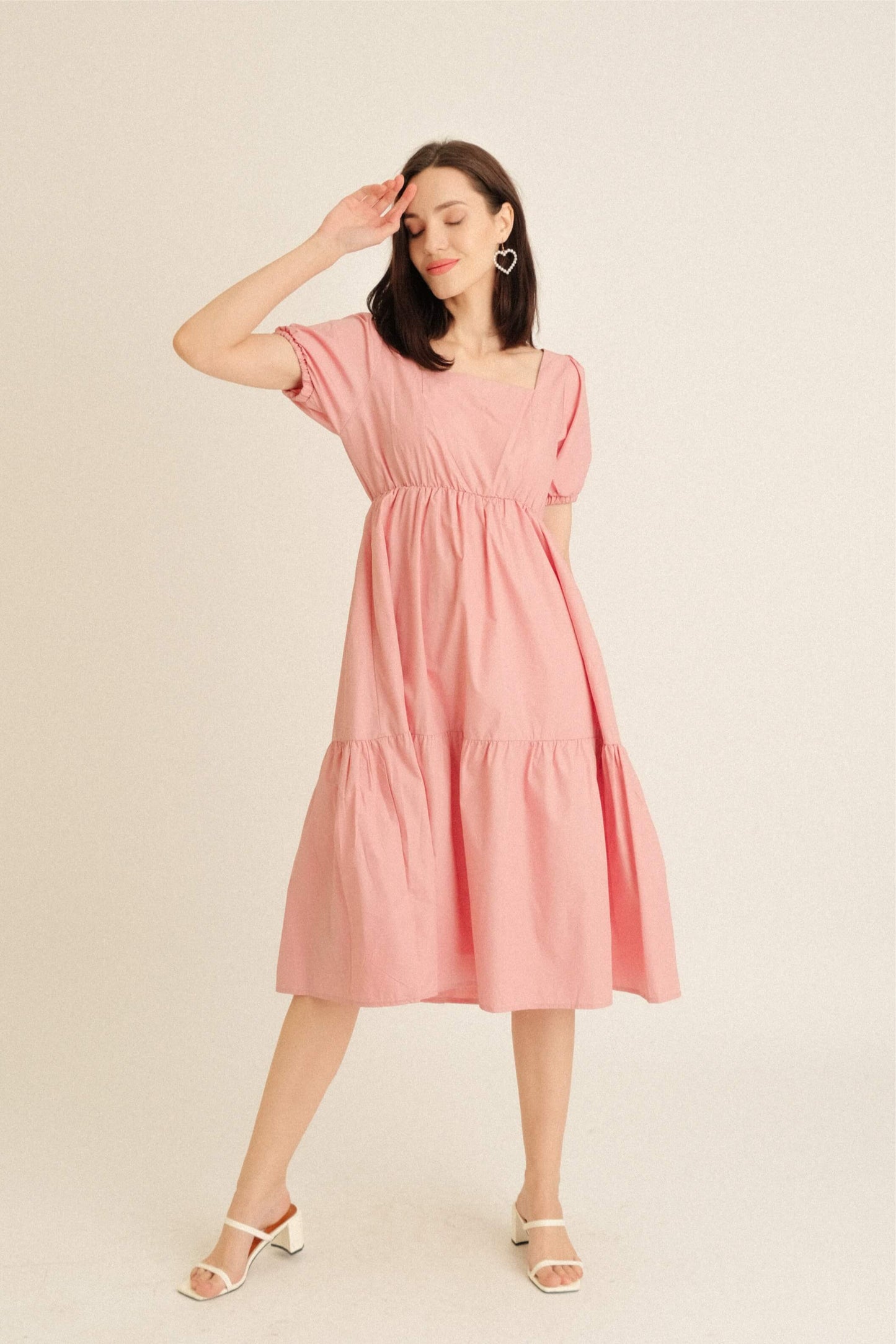 LUCILLE DRESS IN SOFT BERRY
