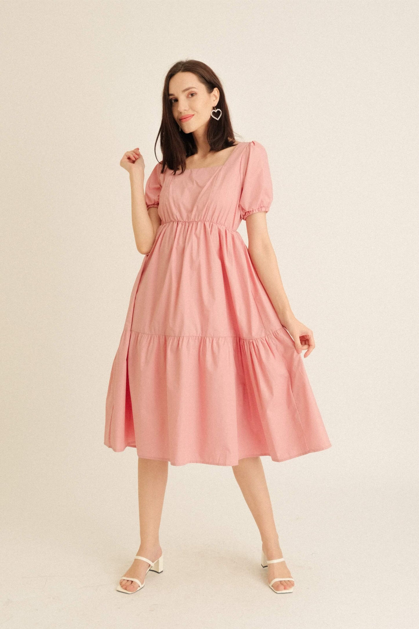 LUCILLE DRESS IN SOFT BERRY